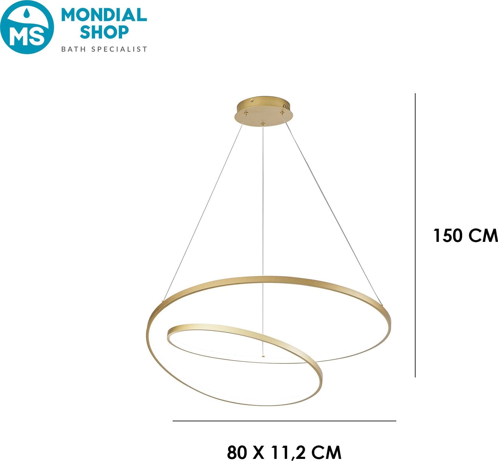 Sospensione LED Lineare Disponibile in 3 varianti 60W 8000 Lumen Sistema CCT - 3