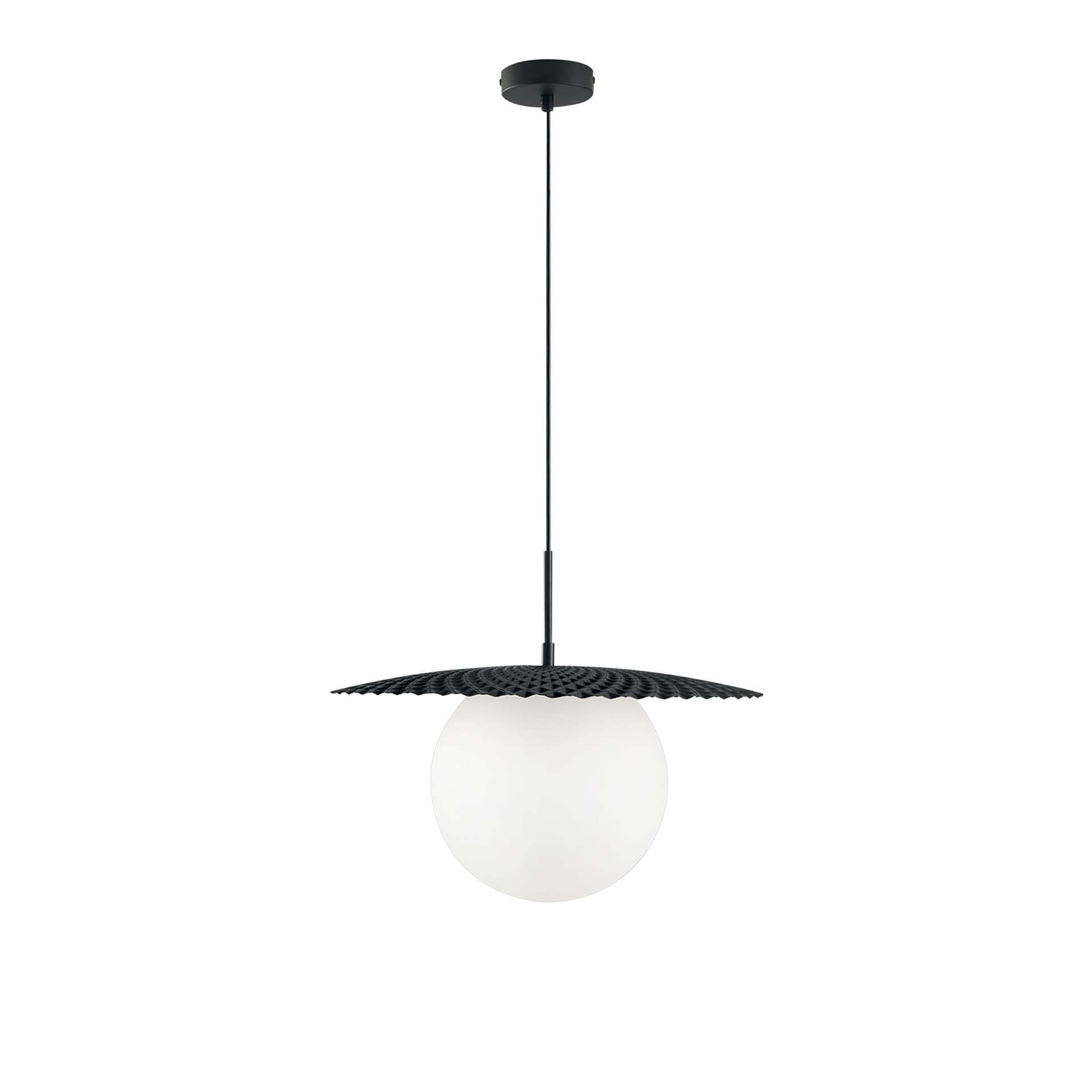 Lampada a sospensione moderna 1XE27 Nera o Oro Cavo Regolabile fino a 160CM - 11
