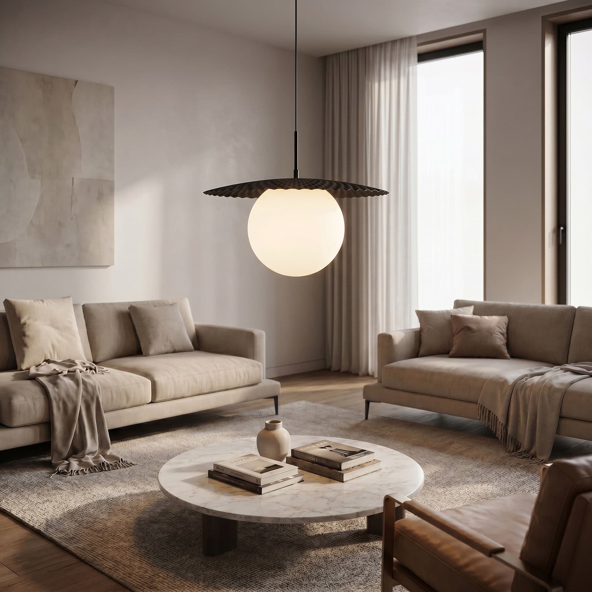Lampada a sospensione moderna 1XE27 Nera o Oro Cavo Regolabile fino a 160CM - 6