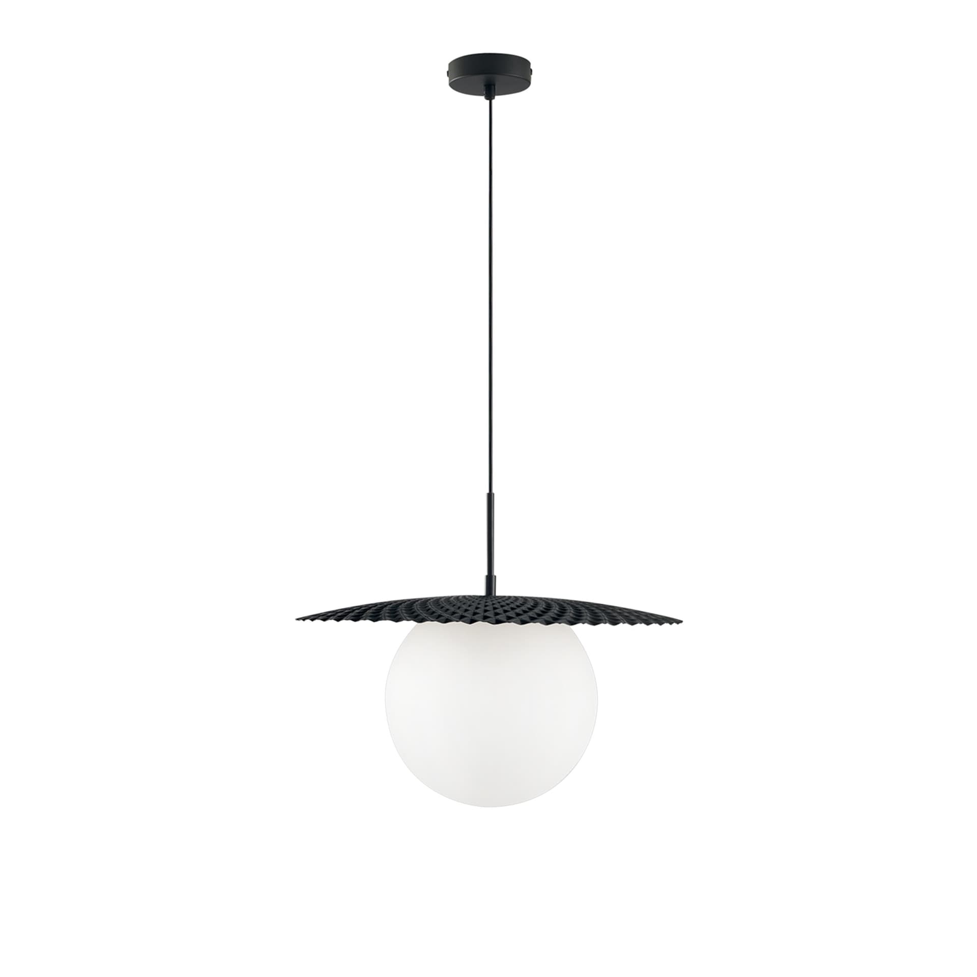Lampada a sospensione moderna 1XE27 Nera o Oro Cavo Regolabile fino a 160CM - 8