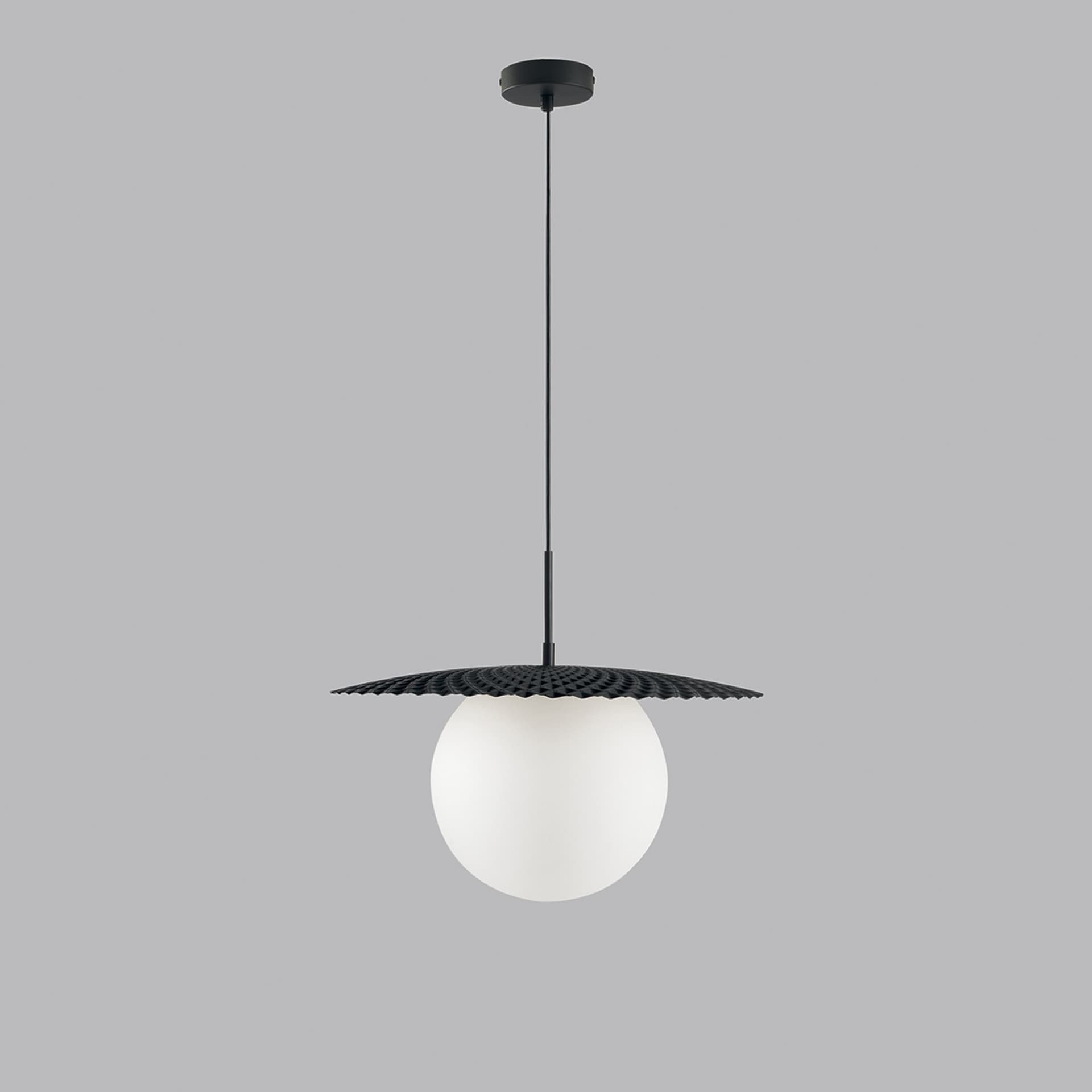 Lampada a sospensione moderna 1XE27 Nera o Oro Cavo Regolabile fino a 160CM - 9