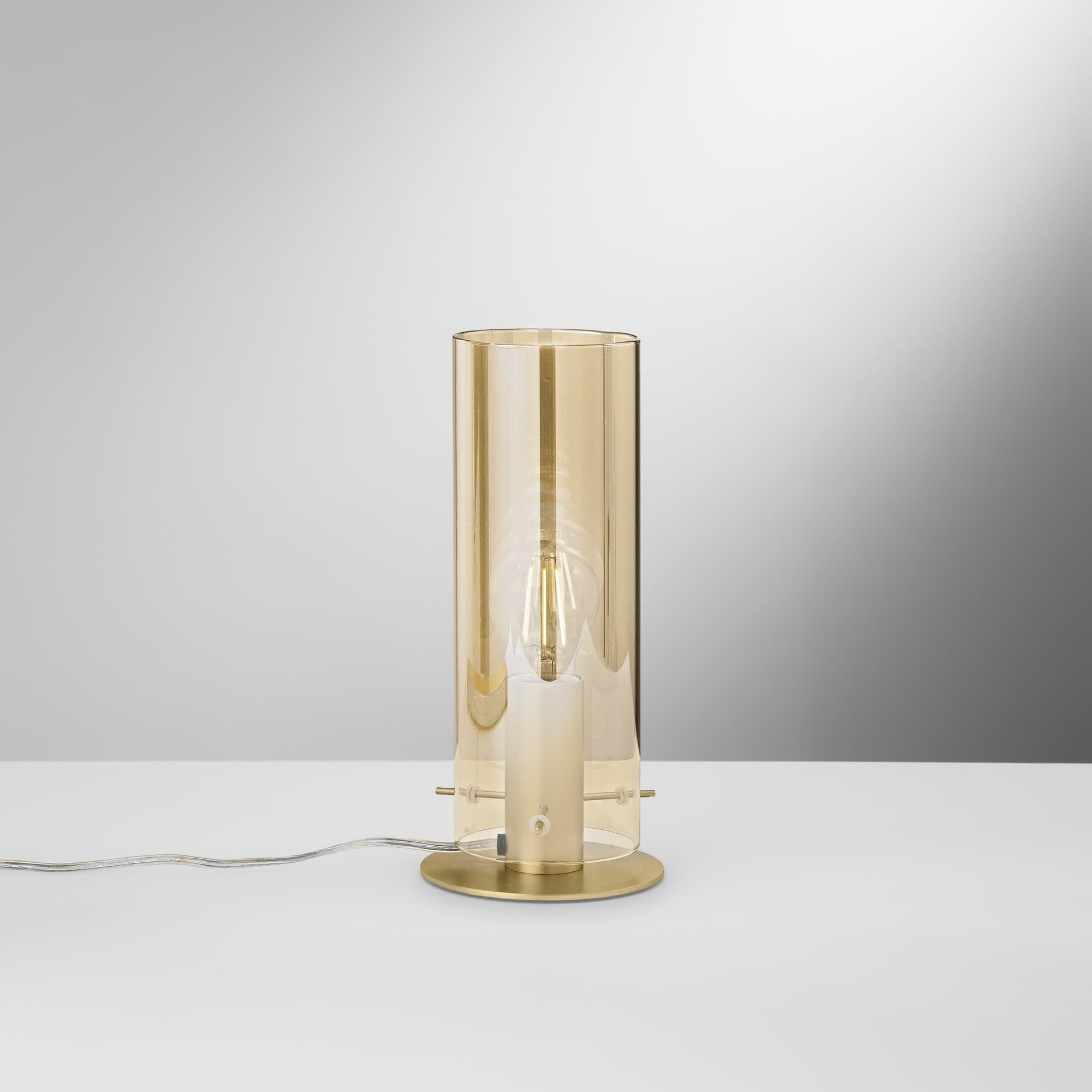 Lampada da Tavolo Finitura Oro o Nera 1XE27 - 2