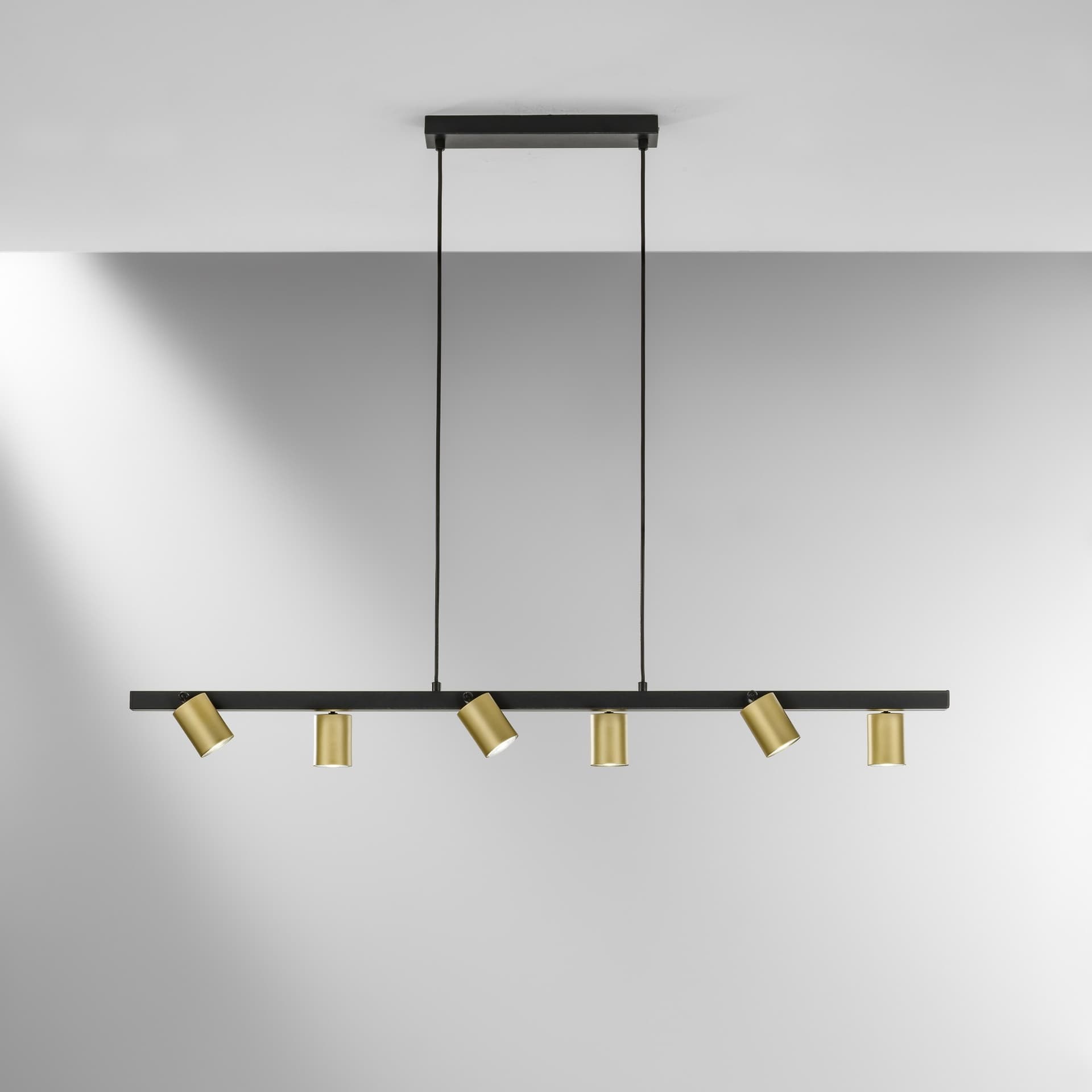 SOSPENSIONE NIZZA NERA/ORO 6XGU10 110X15X150CM - 2