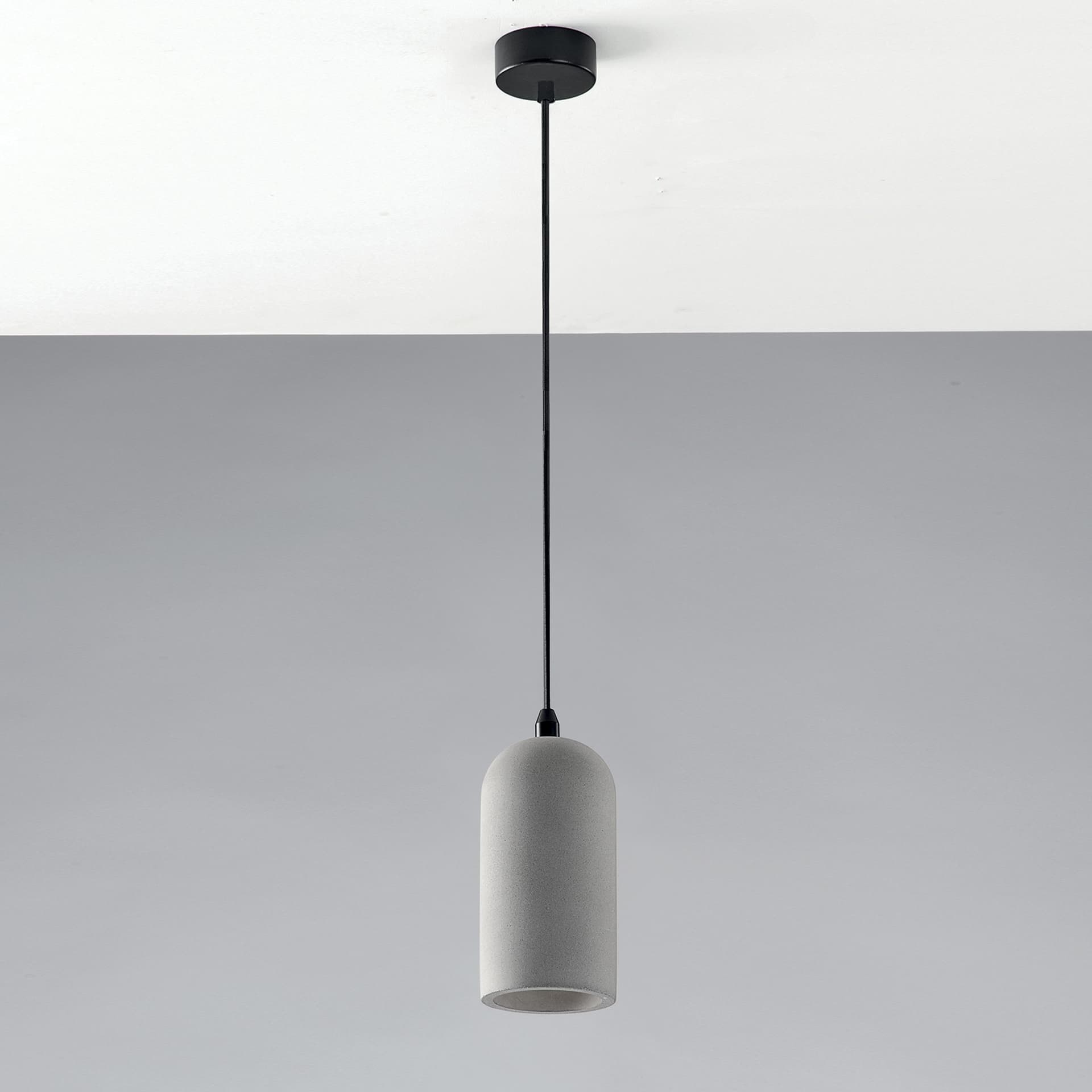 SOSPENSIONE ANDO FORMA GEOMETRICA GRIGIA 1XE27 10X150CM - 2
