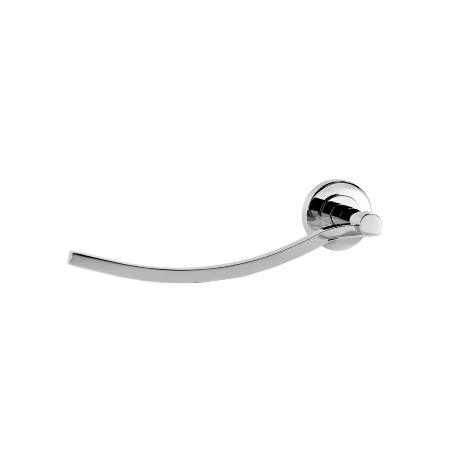 Porta Asciugamani Ad Anello In Ottone Cromato Lucido Pesante Serie Luparia - 3