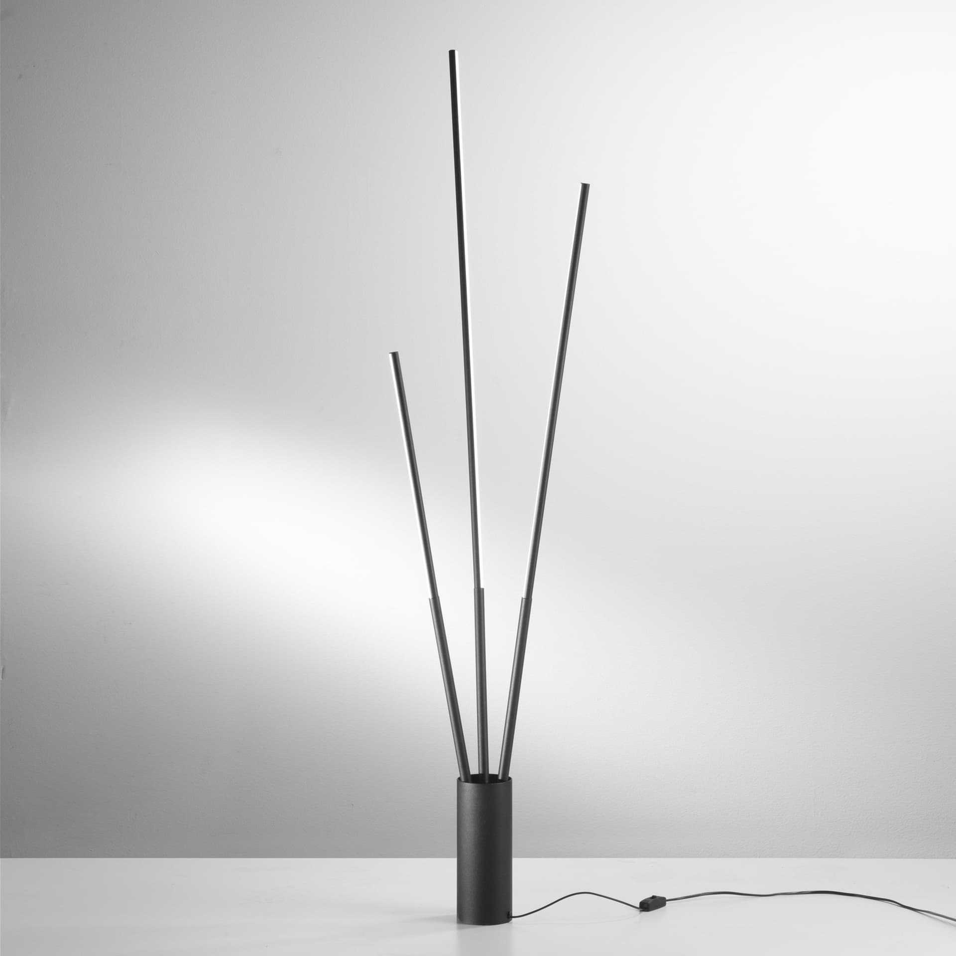 PIANTANA LED WANDS NERA 30W 3456LM CCT 10X164CM - 2