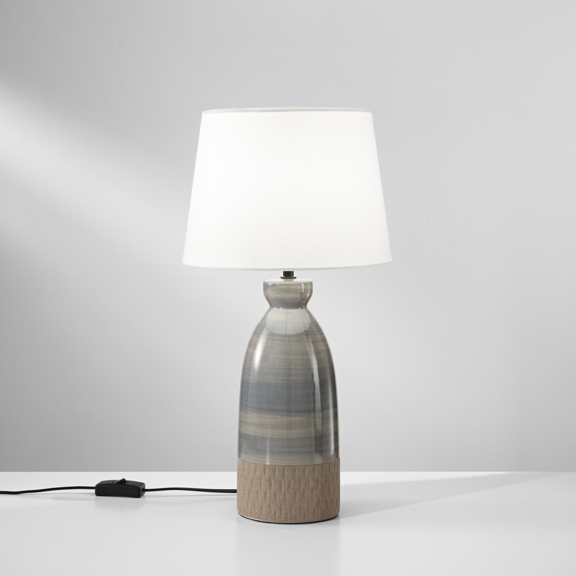 LUME NAVAJO GRGIO/TORTORA 1XE27 25X25X49CM - 2