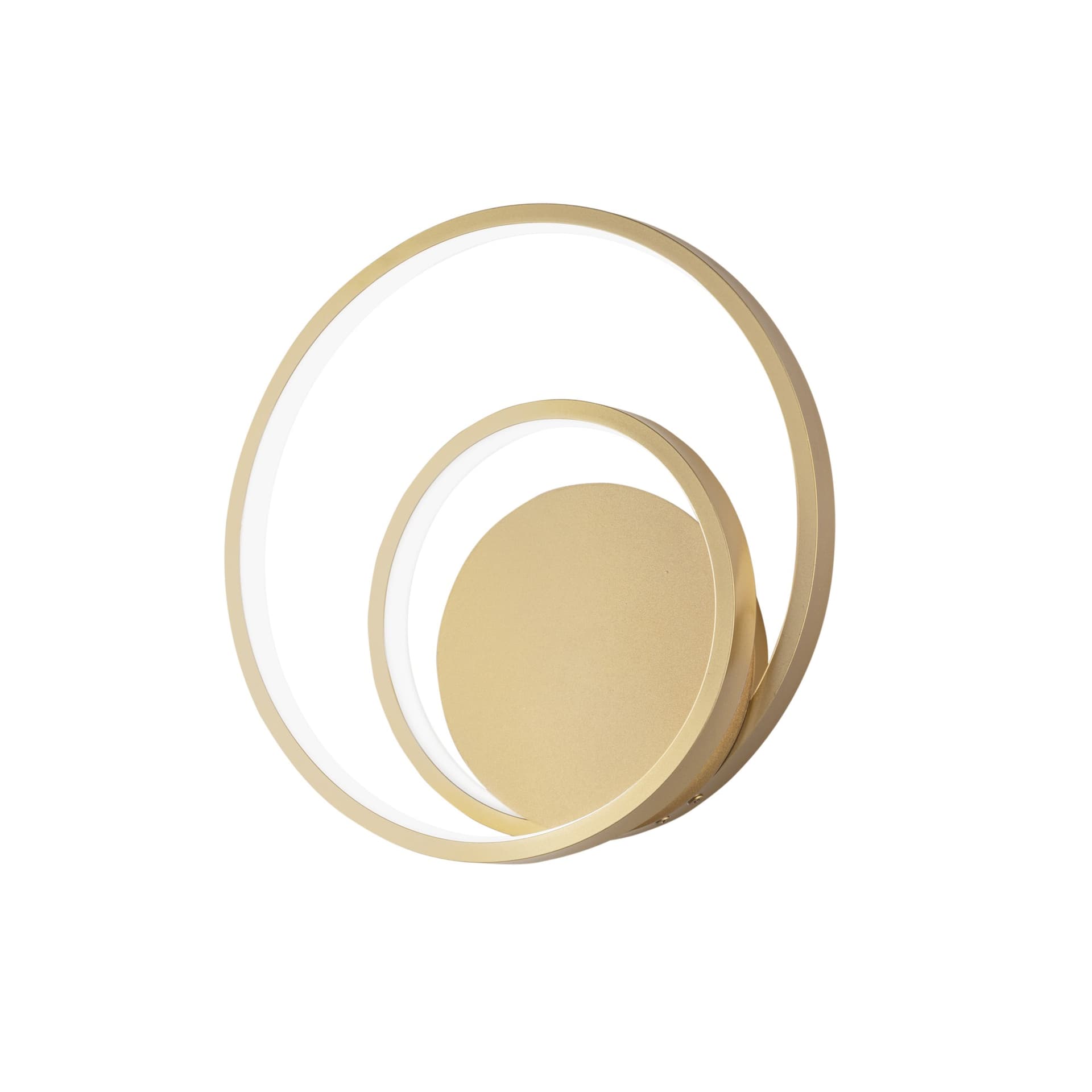 Applique Moderna LED 20W Oro Nero Bianco - 5