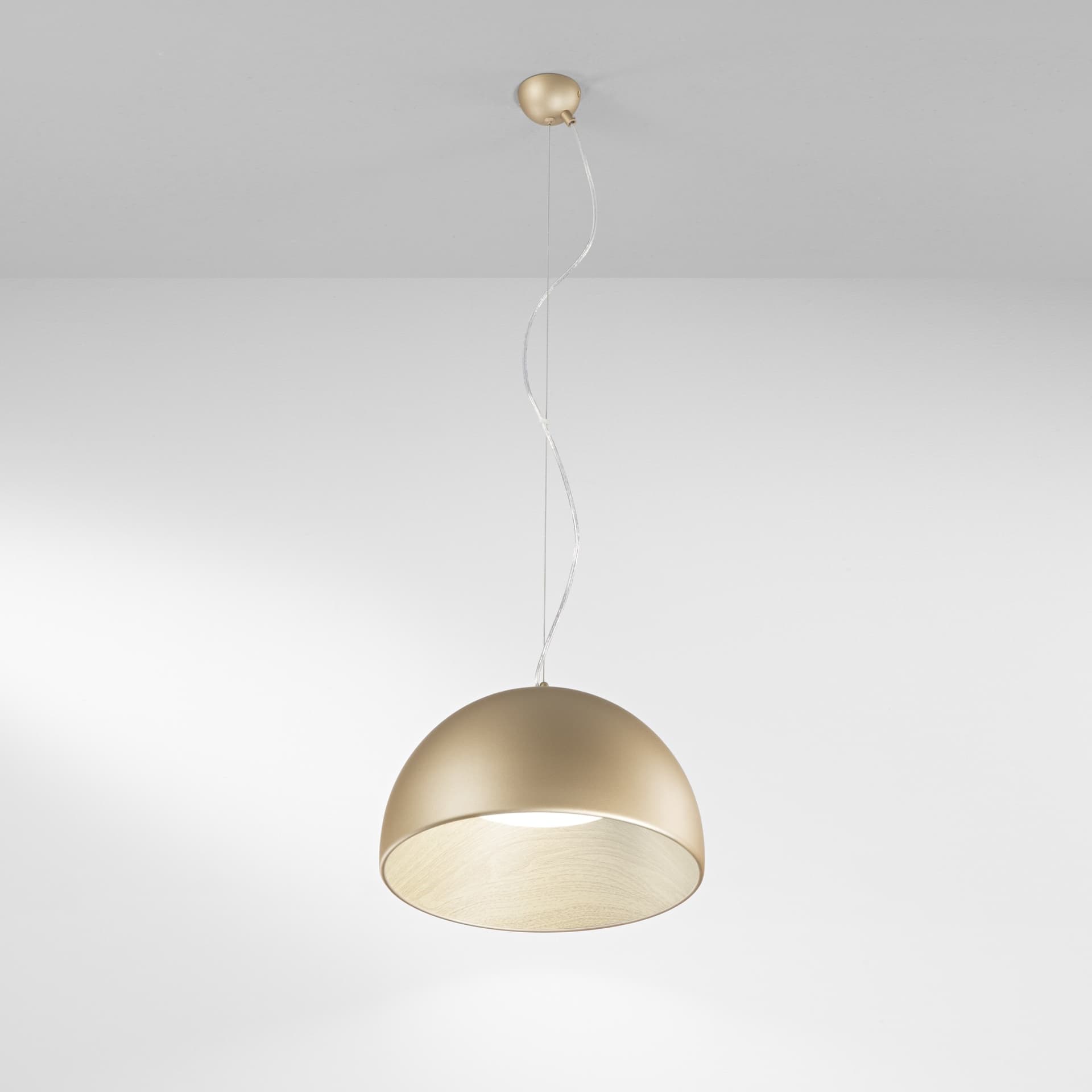 SOSPENSIONE LED COCO ORO 30W 3300LM CCT 35X181CM - 2
