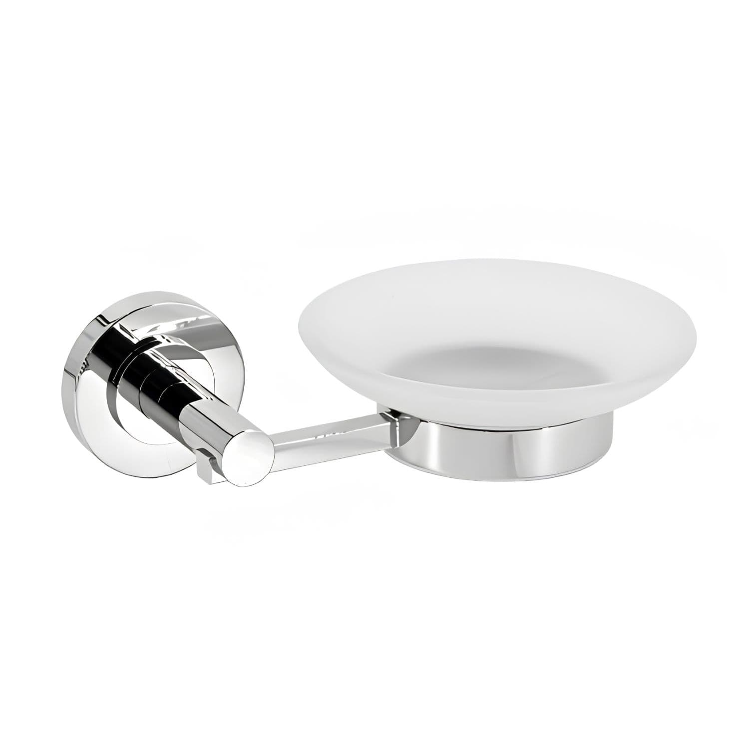 Porta Sapone In Ottone Cromato Lucido Per Bagno Serie Luparia - 2