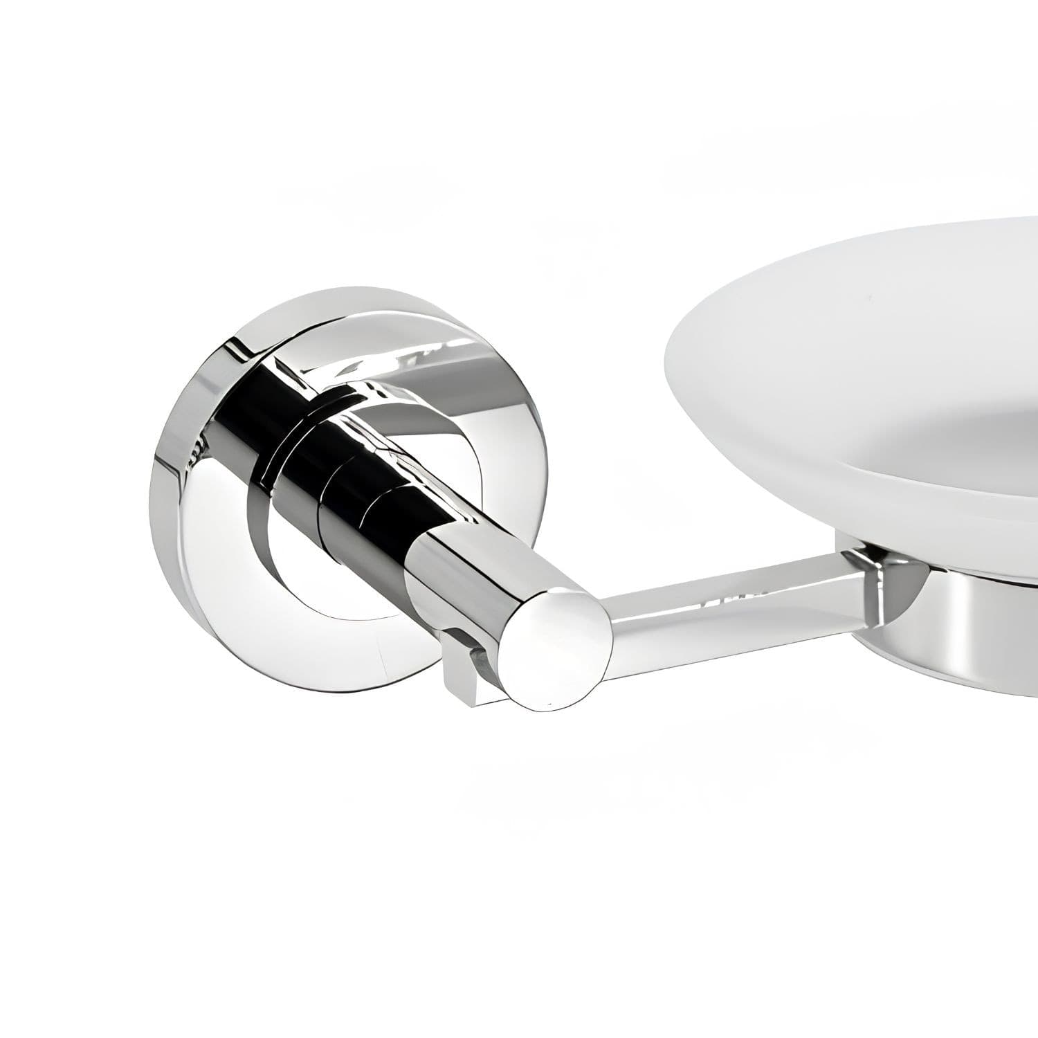 Porta Sapone In Ottone Cromato Lucido Per Bagno Serie Luparia - 6