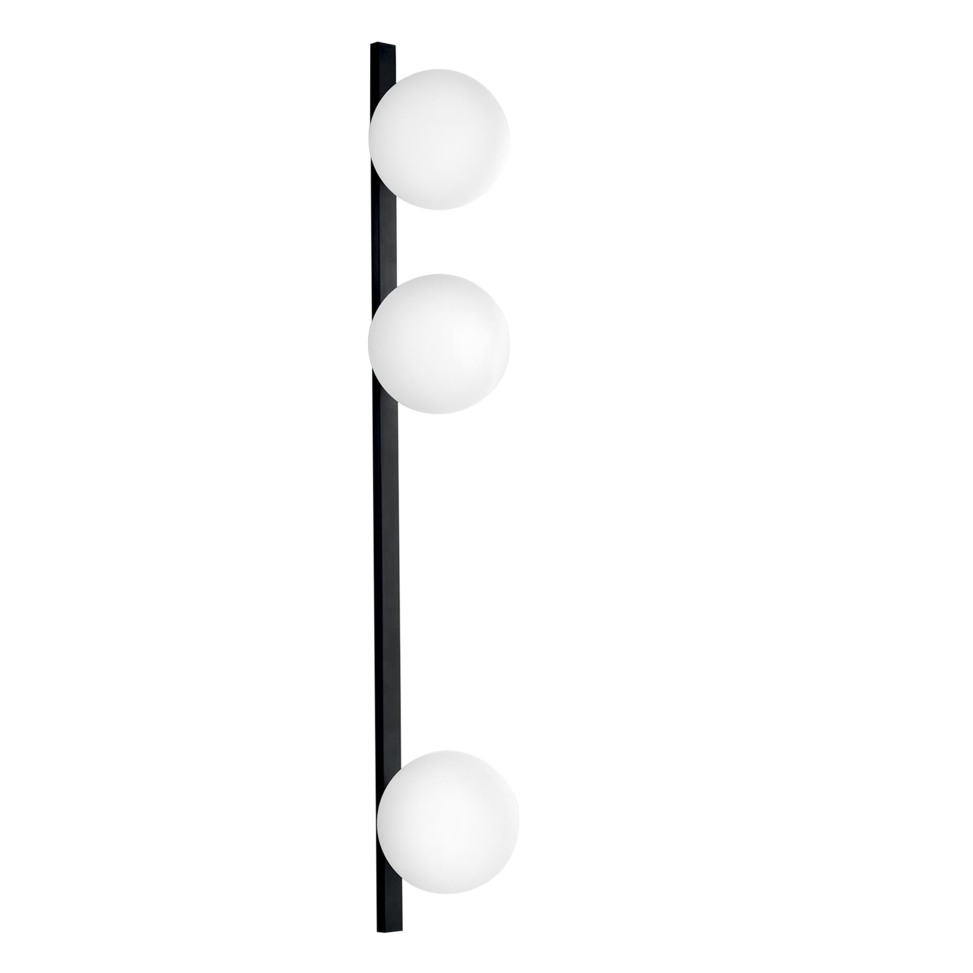 Applique Moderna Verticale Nero o Oro 3XE14 - 6