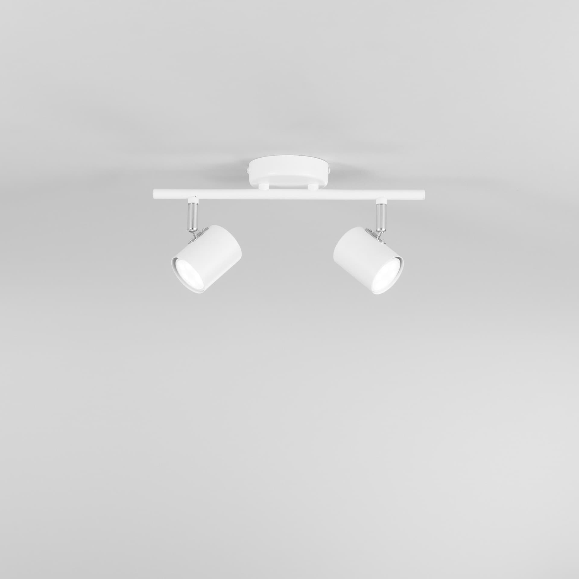 Applique da Soffitto Orientabile Nero o Bianco Moderno 2XGU10 - 2