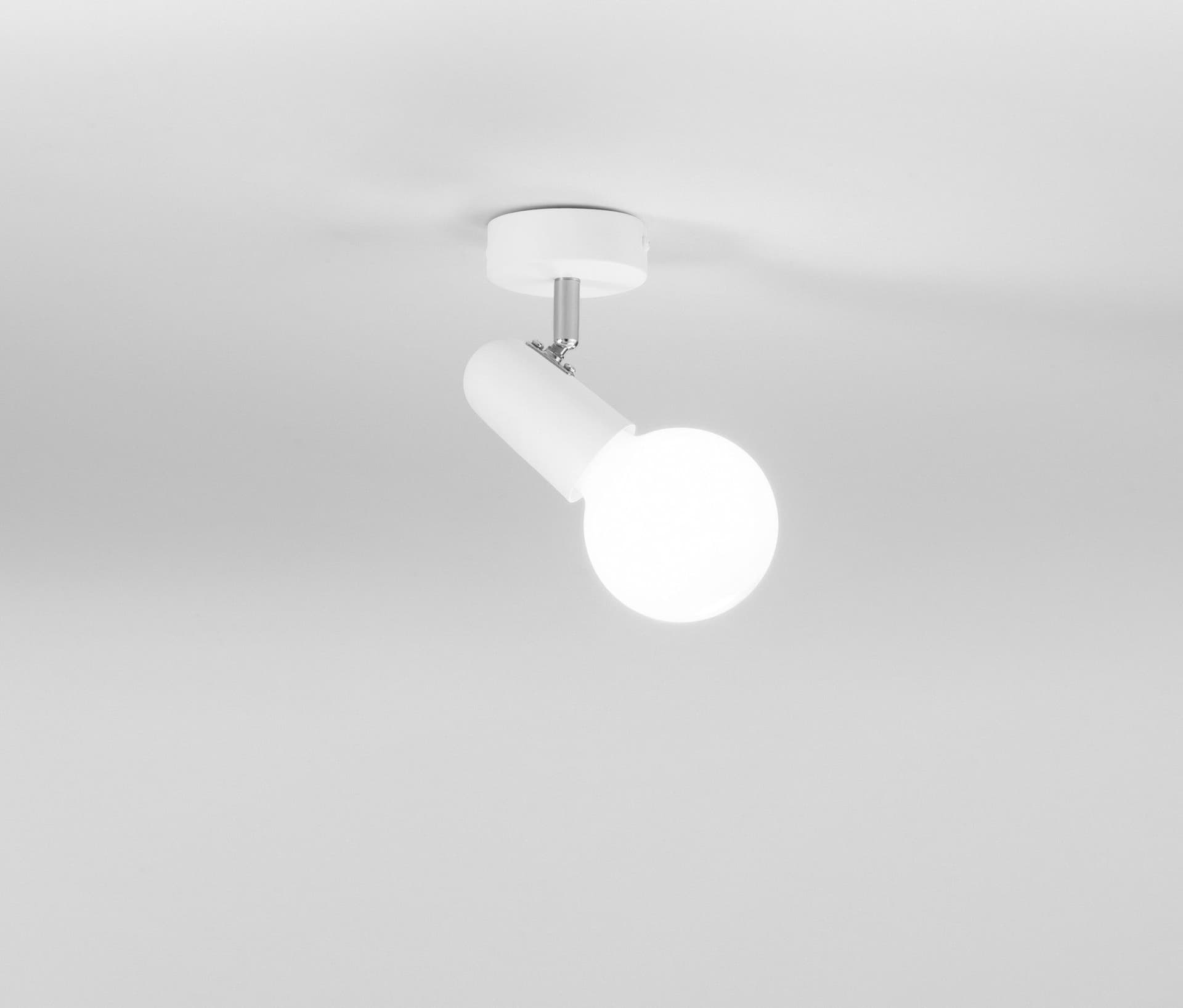 Applique Spot singolo da soffitto Bianco o Nero Snodabile - 2