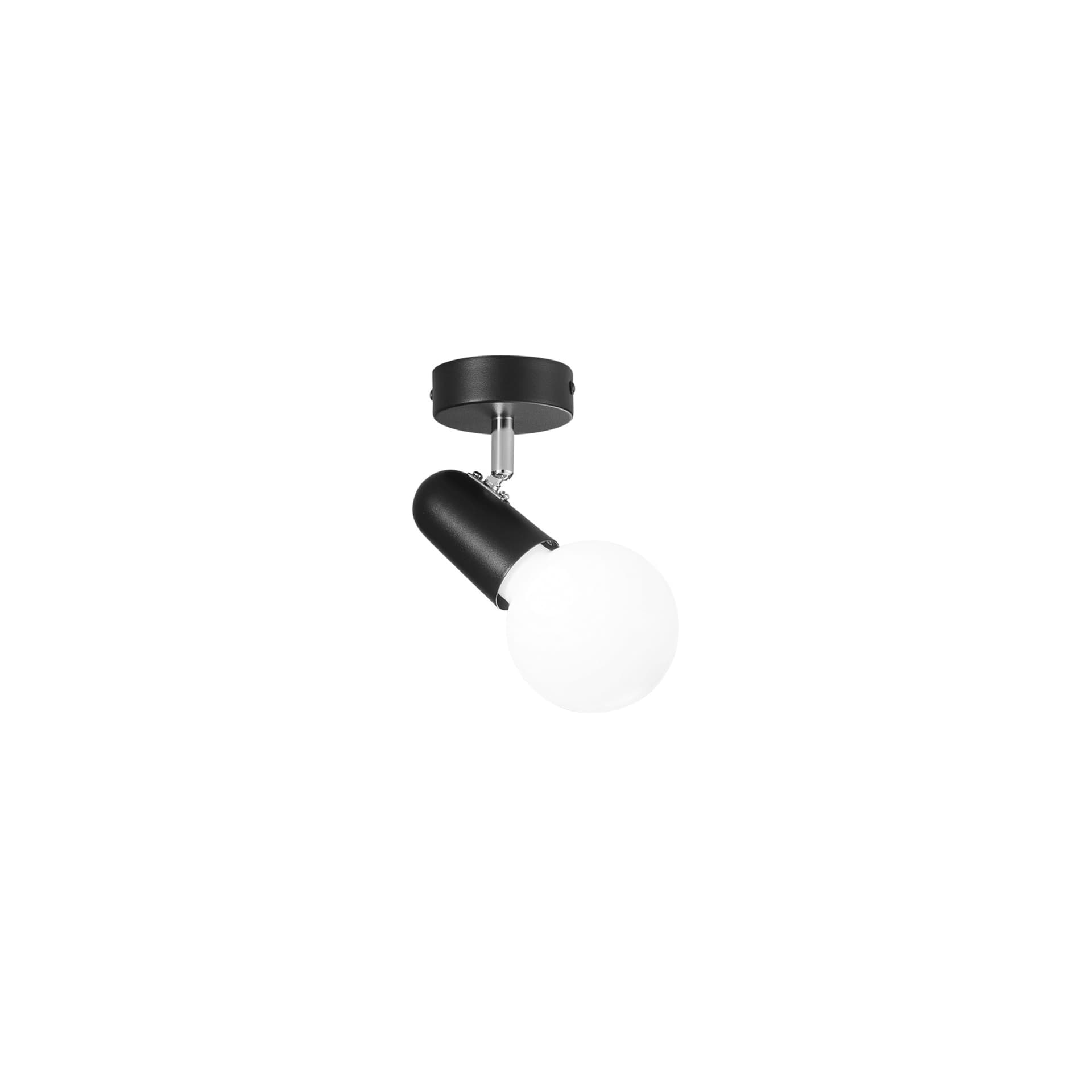 Applique Spot singolo da soffitto Bianco o Nero Snodabile - 3