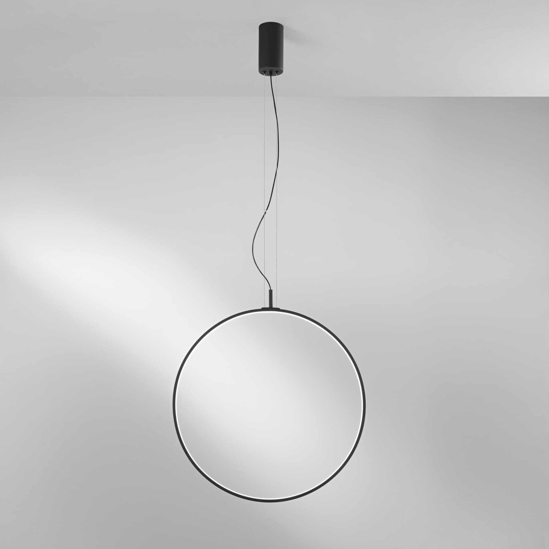 SOSPENSIONE LED TOORX NERA 30W 3300LM CCT 60X2CM - 2