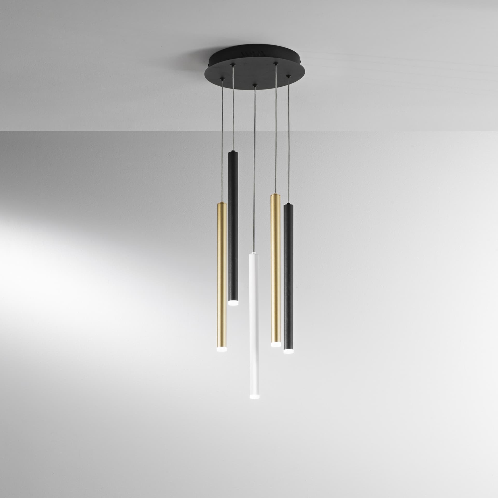 SOSPENSIONE LED PYPE MULTICOLORE 35W 2350LM CCT 2,5X41X200CM - 2