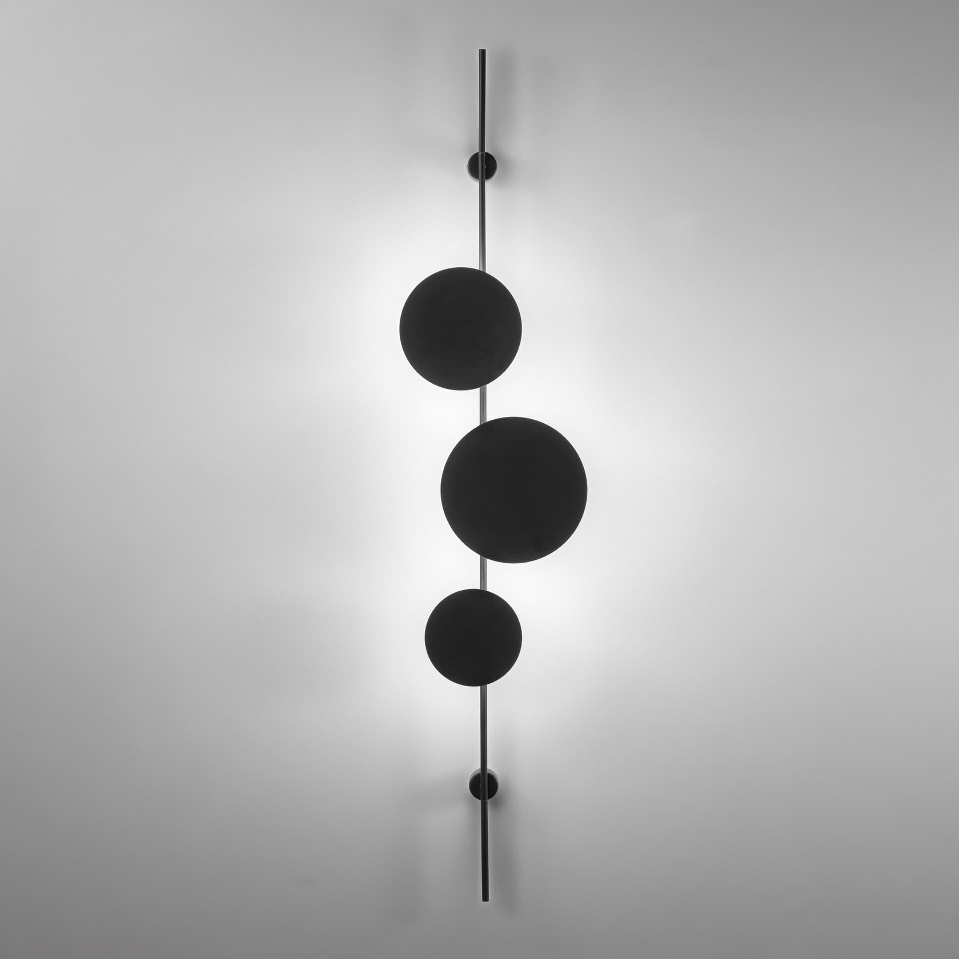 Applique Moderna da Parete Nera o Oro LED 33W - 2
