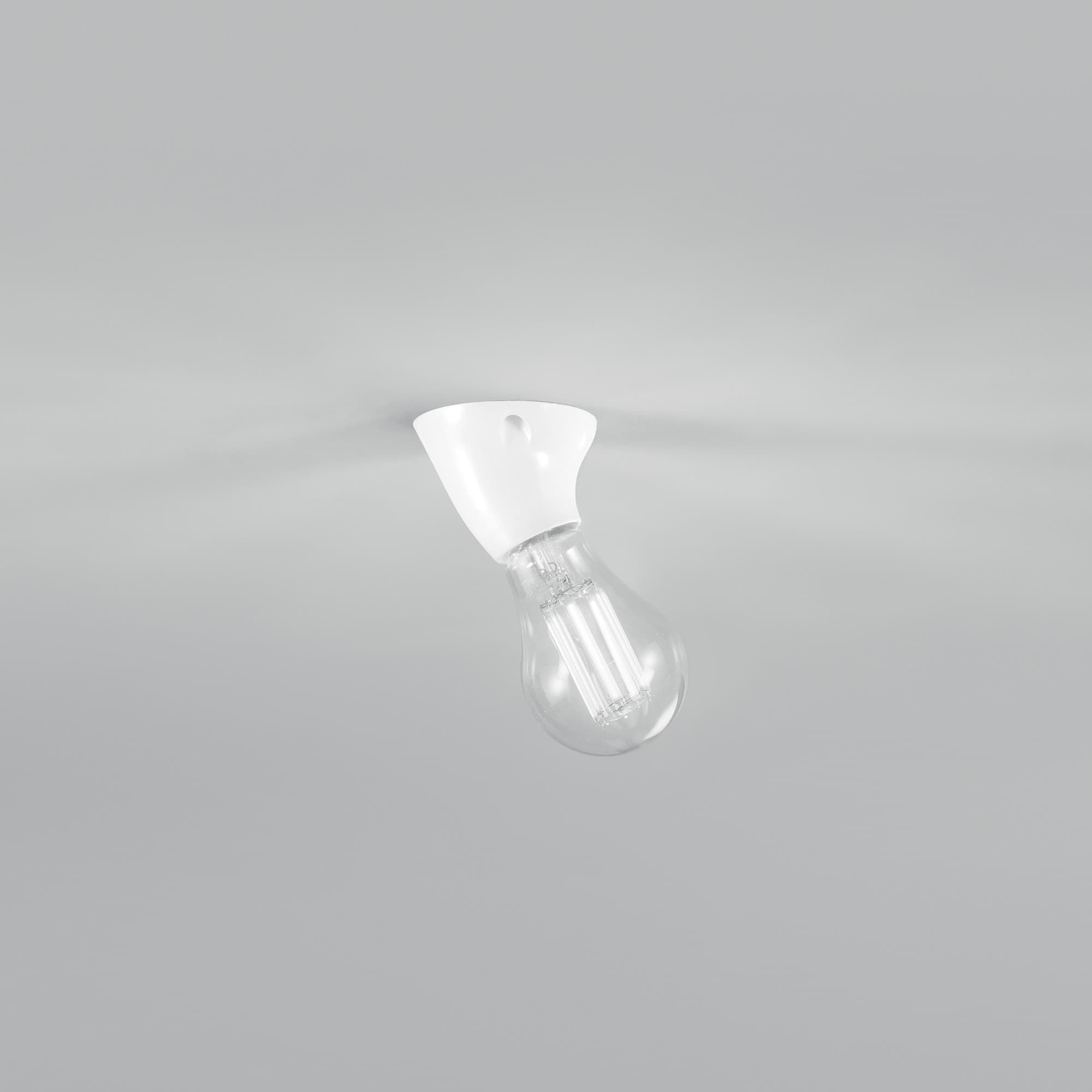 PORTALAMPADE DOUBLEU WO BIANCO 1XE27 7,5X5,7CM - 2