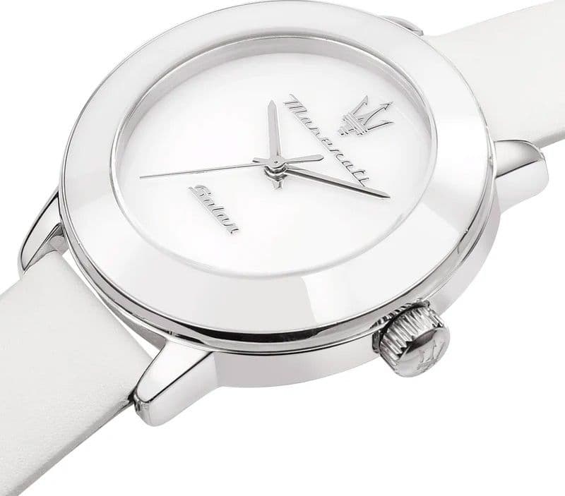 Orologio MASERATI donna Successo Solar pelle bianco (R8851145502) - 2