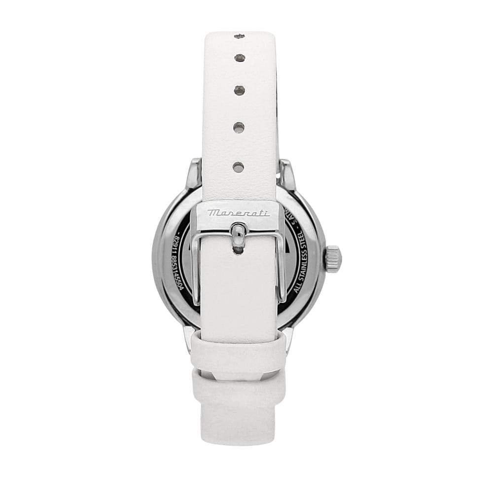 Orologio MASERATI donna Successo Solar pelle bianco (R8851145502) - 4