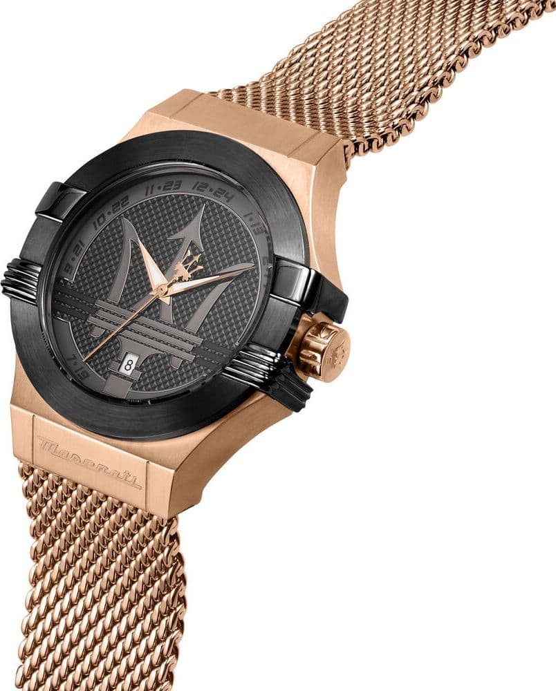 Maserati Potenza – Orologio Uomo Oro Rosa e Nero (R8853108009) - 2