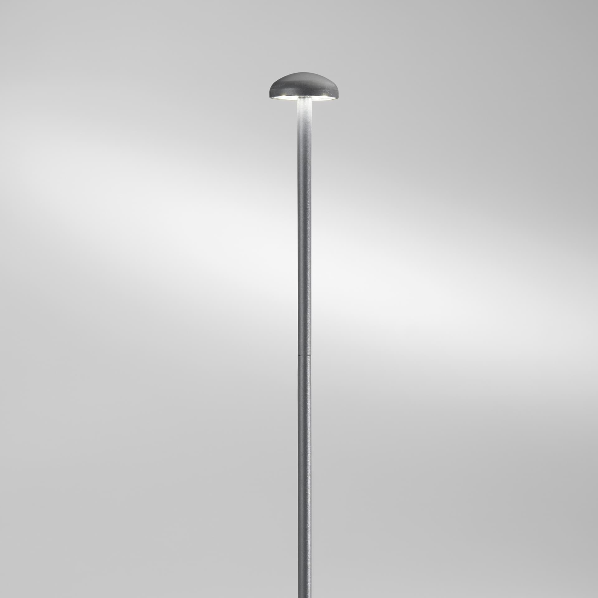 KIT 4PZ PALETTI DA GIARDINO LED DC24V PUCK ANTRACITE 3W 360LM 3000K IP65 4,2X60CM INCLUSI CAVI 300CM - 2