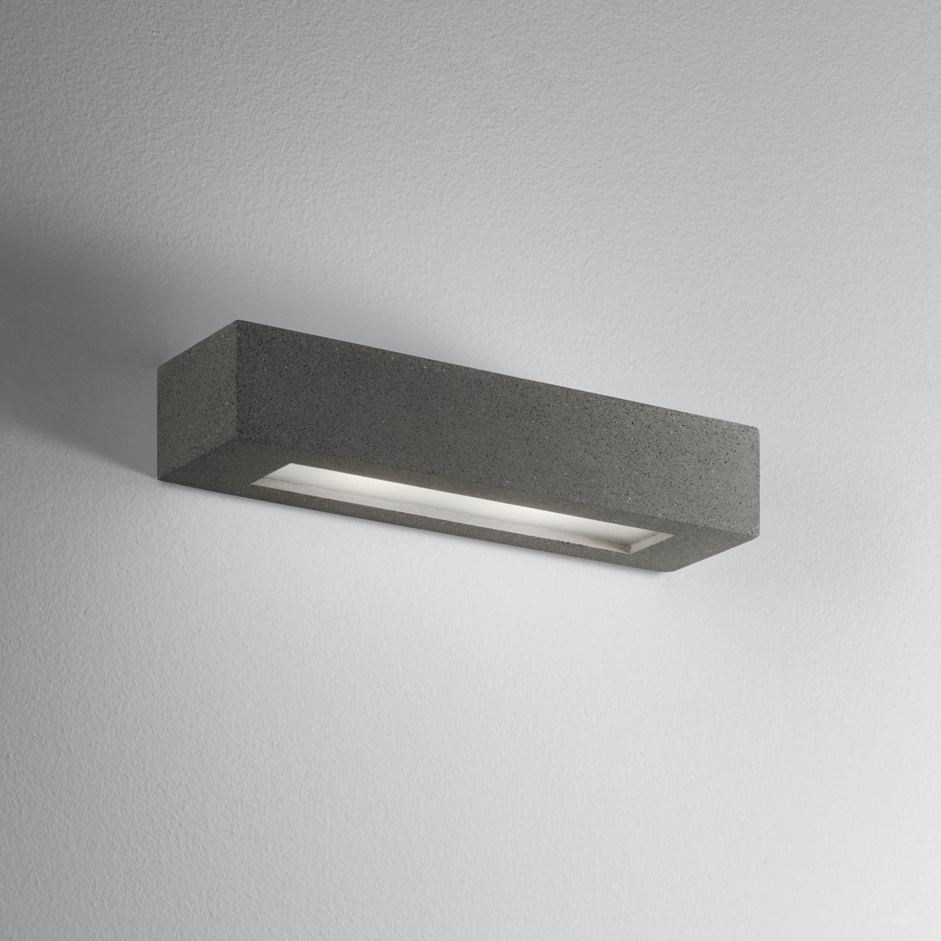 Applique da Soffitto Cemento Color grigio 2XE14 - 2