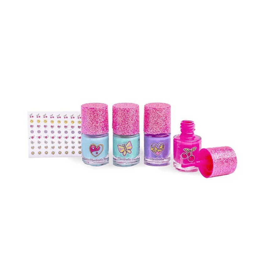 Martinelia - Beauty Super Girl Power Nails Set smalto per unghie  e adesivi (85413) - 2