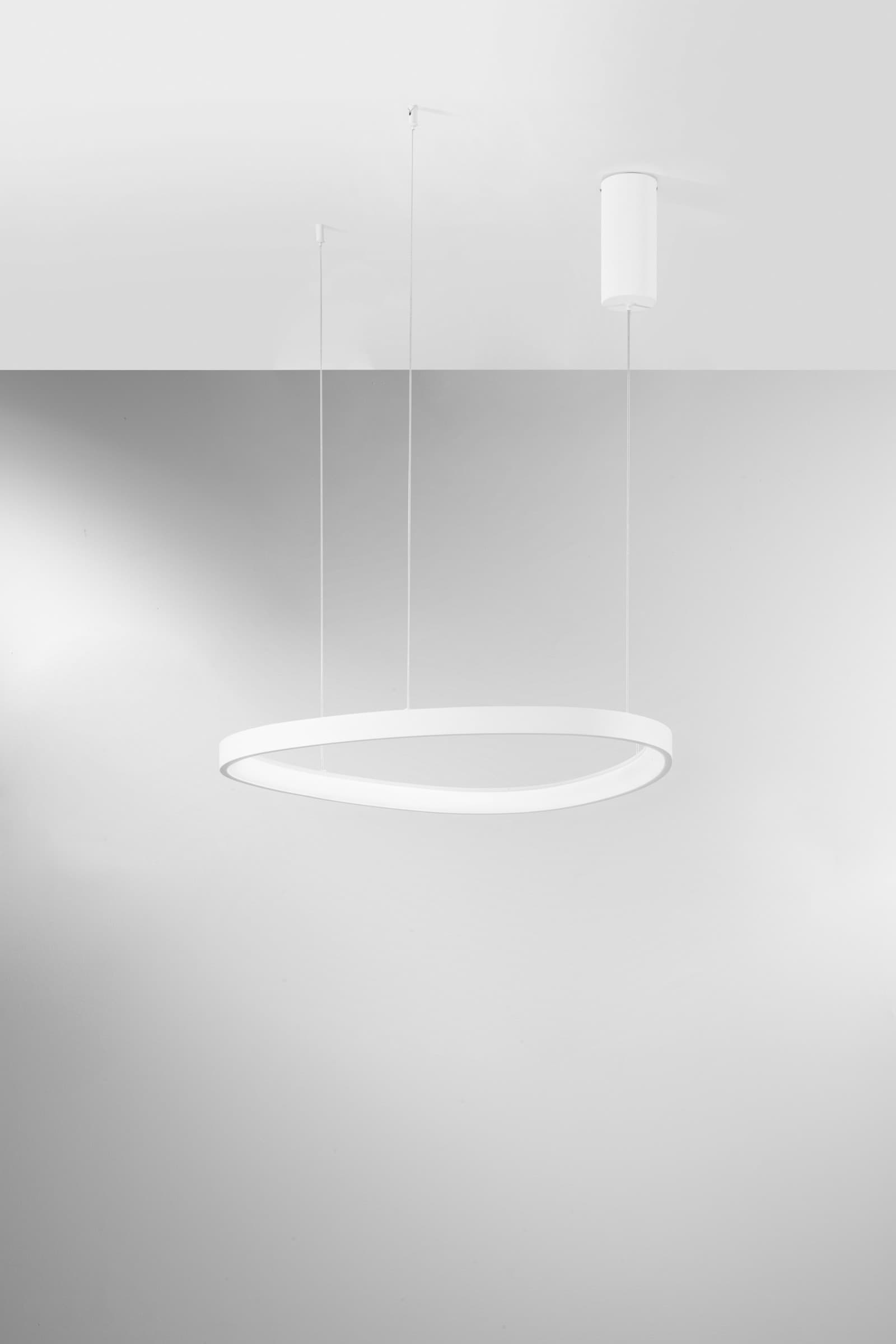 SOSPENSIONE LED KLAPTON BIANCA 58W 8360LM CCT 65X3,5X150CM - 2