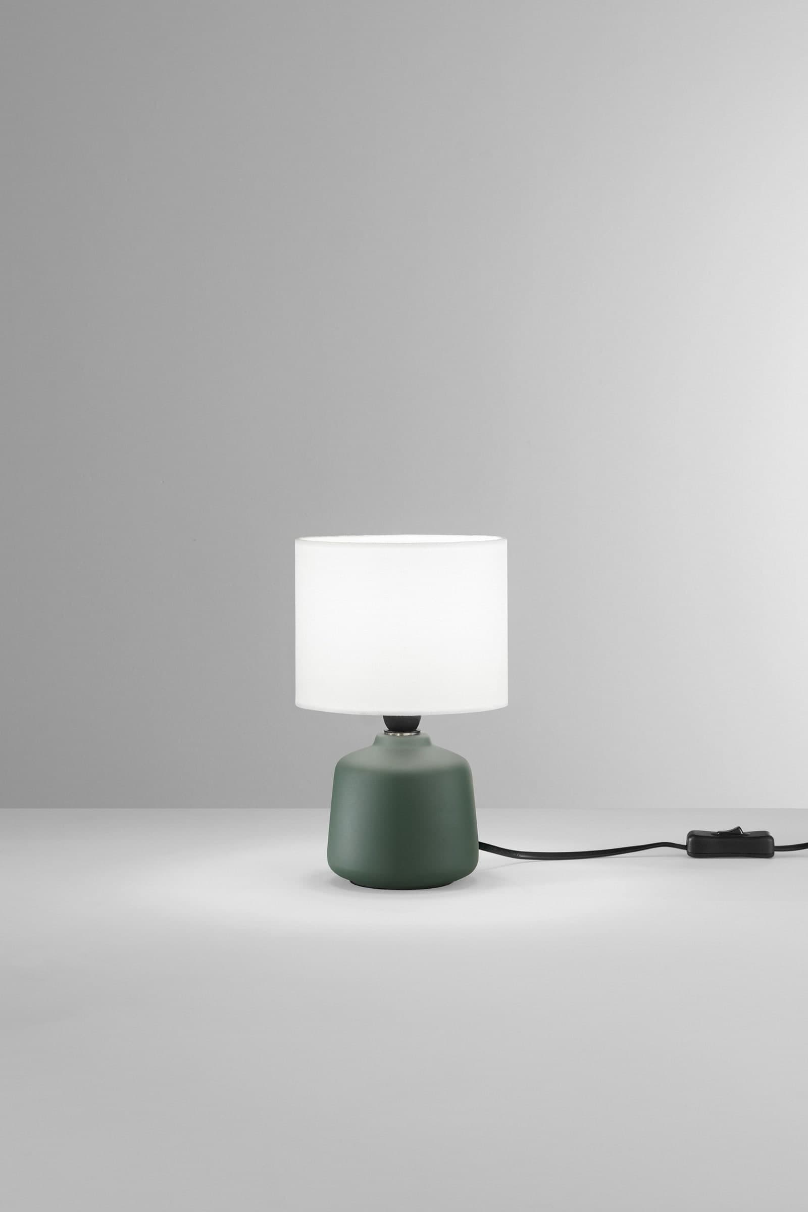 LUME BURANO IN CERAMICA VERDE 1XE14 MISURA TOTALE D14XH22CM - 2