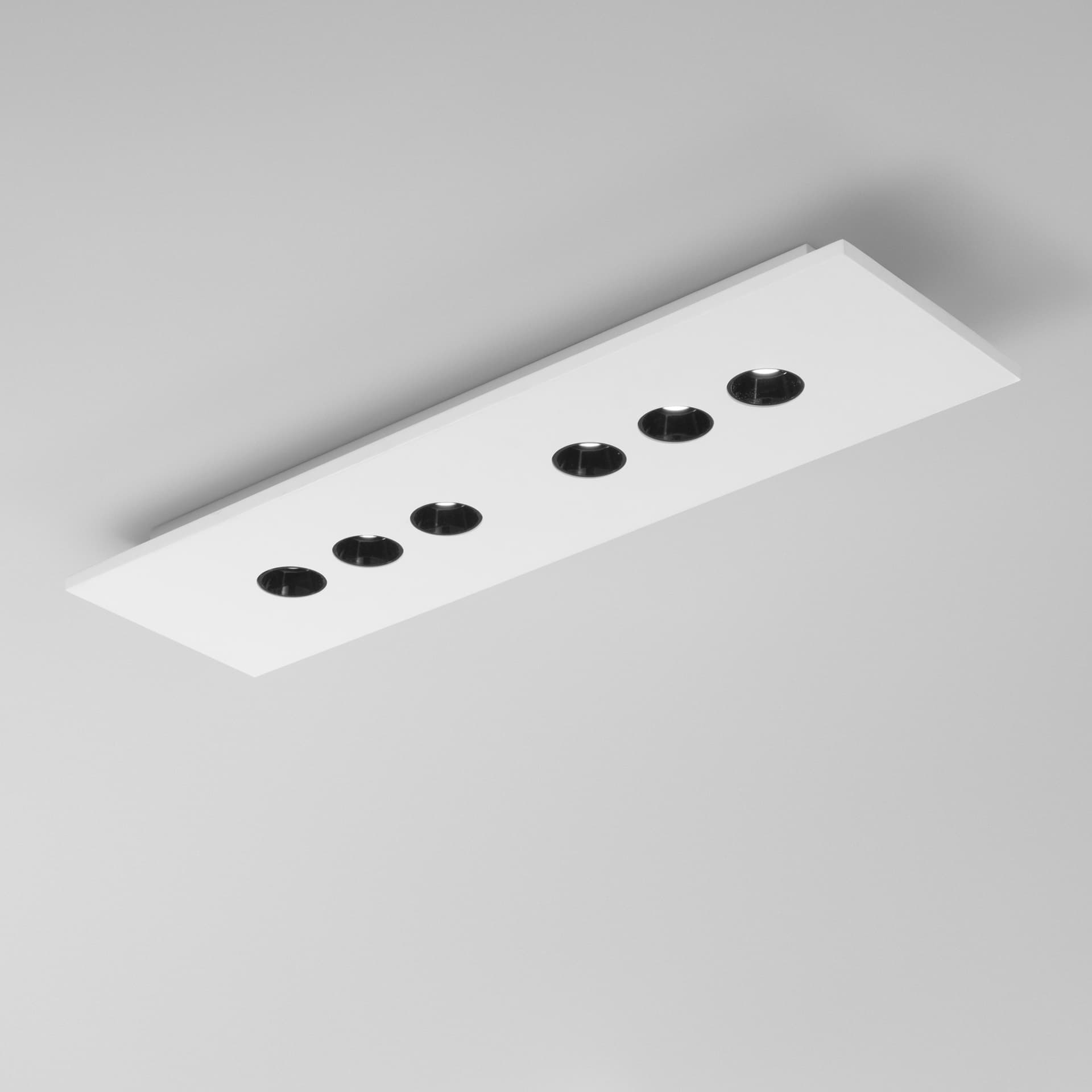 PLAFONIERA LED XICO BIANCA 6X3W 1260LM CCT 70X4,7X20CM - 2