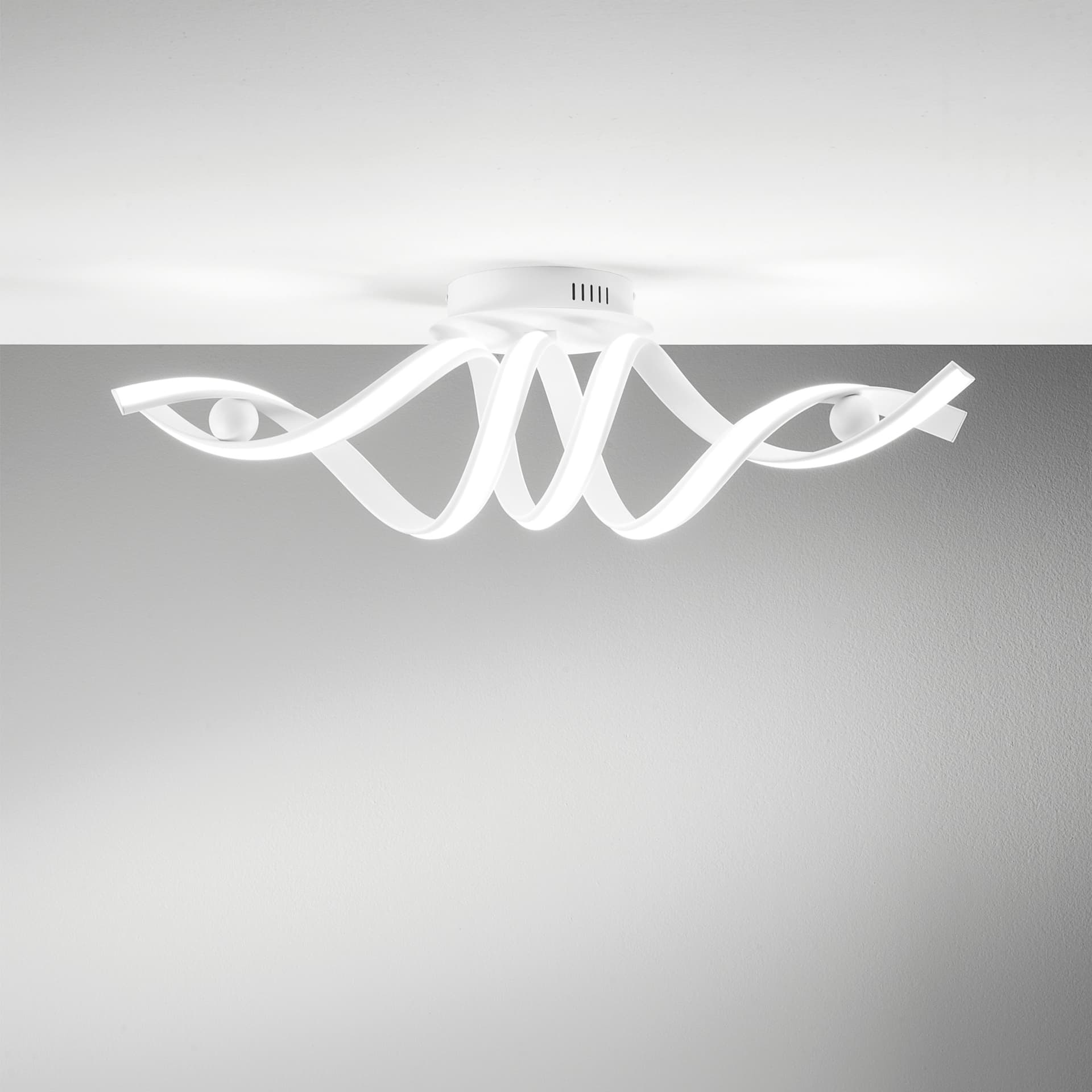 PLAFONIERA LED MYSTRAL BIANCA 38W 6900LM CCT 85X23X30CM - 2