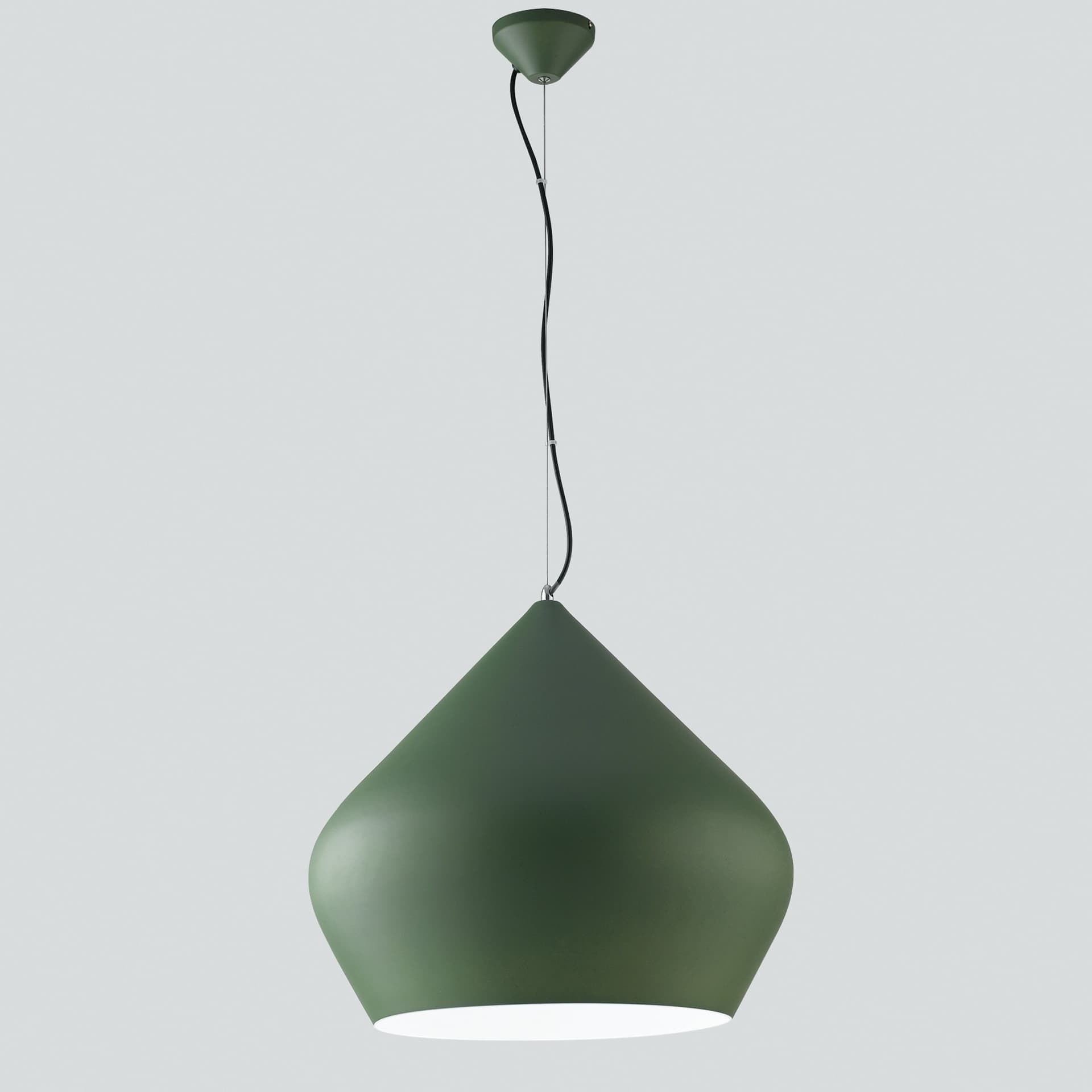 SOSPENSIONE THOLOS VERDE/BIANCA 1XE27 52X201CM - 2