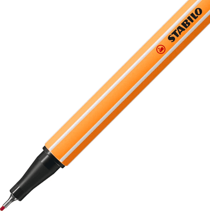 Stabilo - Penna Fineliner point 88 – rosso cremisi (88/50) - 2