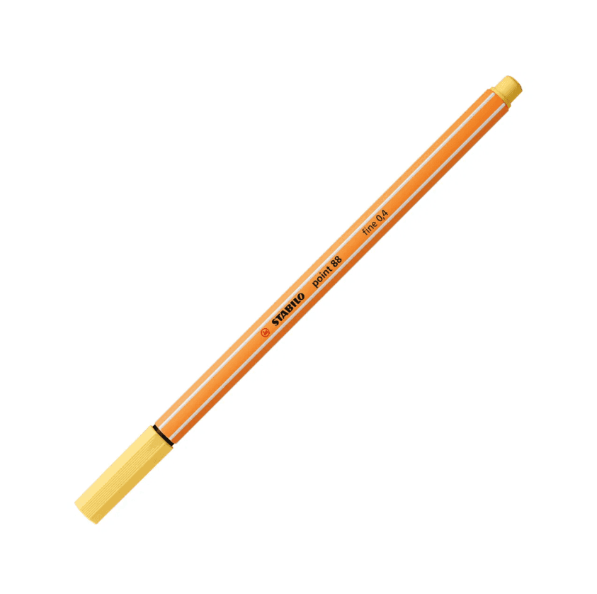 Stabilo - Penna Fineliner point 88 – giallo chiaro (88/23)