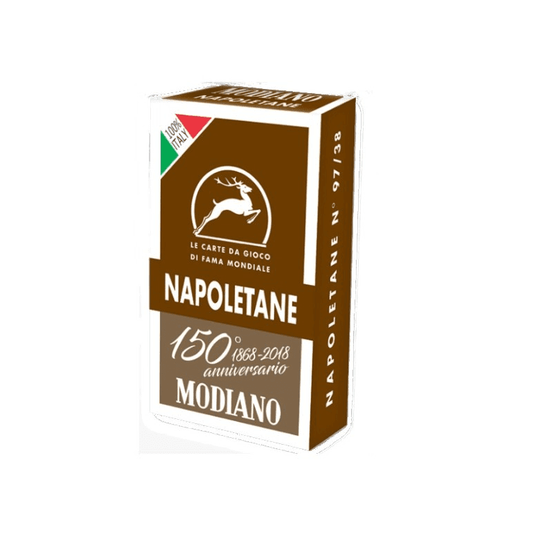 Modiano - Carte da gioco Napoletane Marrone 150° anniversario - 2