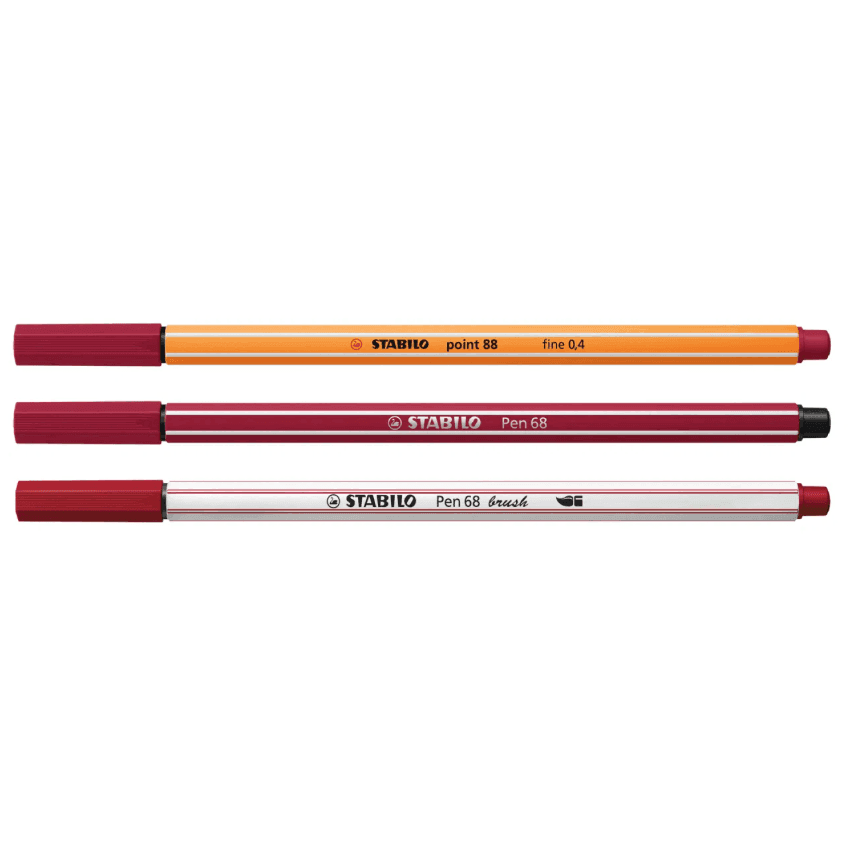 Stabilo - Creative Set Arty 30 Pezzi - con 10 fineliner point 88, 10 pennarelli Pen 68 brush e 10 pennarelli  Pen 68 (87-3432) - 2