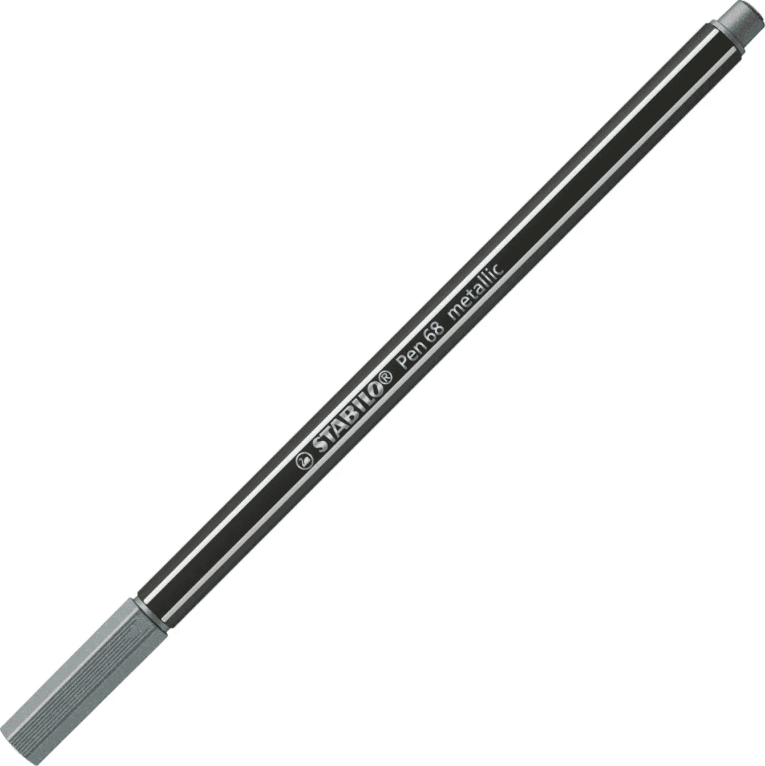 Stabilo - Pennarello Pen 68 Premium Metallizzato - Scatola in metallo con 8 colori (6808/8-32) - 2