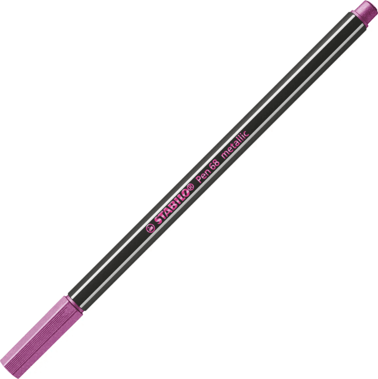 Stabilo - Pennarello pen 68 premium metallizzato Astuccio con 6 colori (6806/8-11-01) - 2