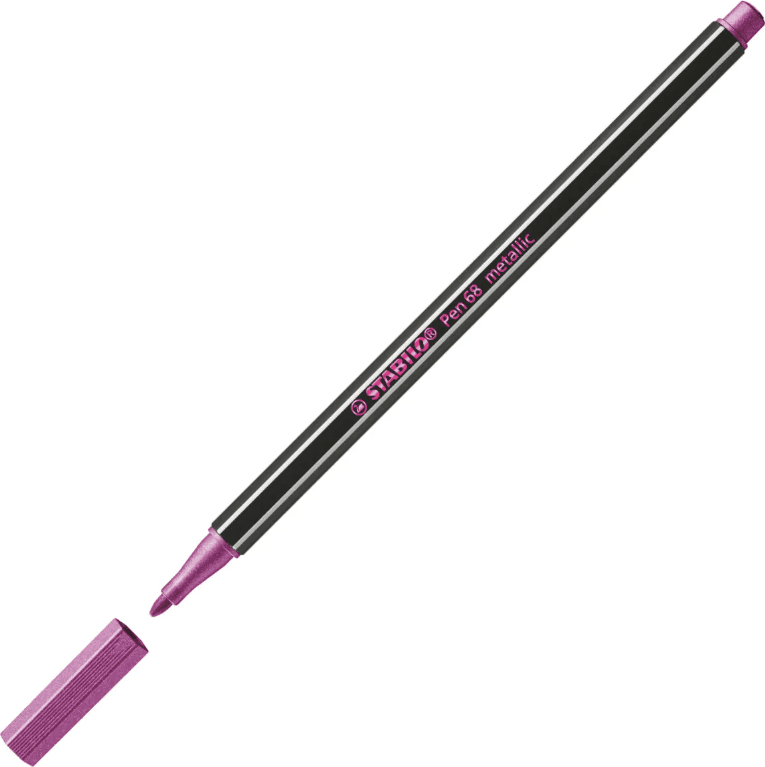 Stabilo - Pennarello pen 68 premium metallizzato Astuccio con 6 colori (6806/8-11-01) - 3