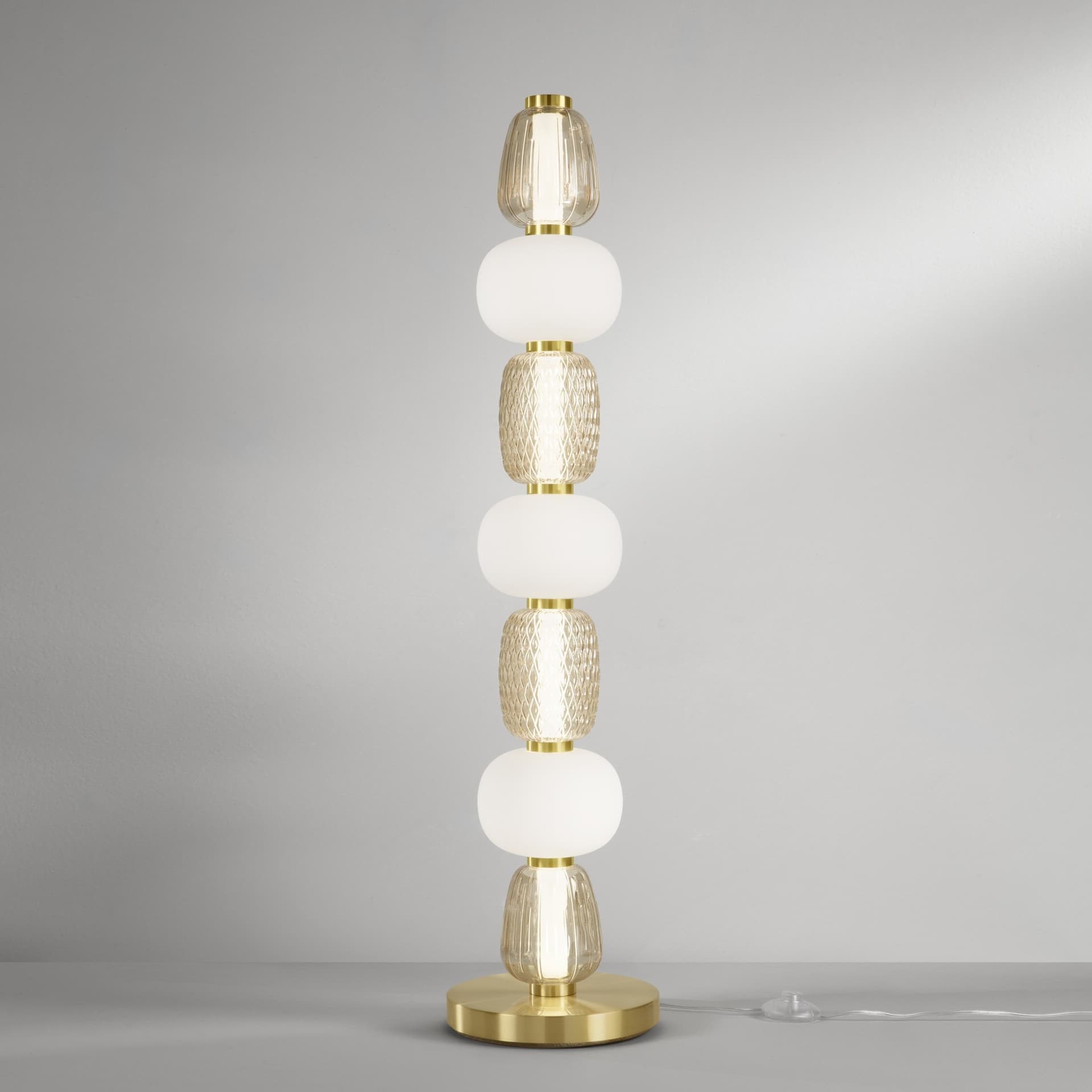 PIANTANA LED TOTEM ORO 42W 4500LM 3000K 25X108,8CM - 2