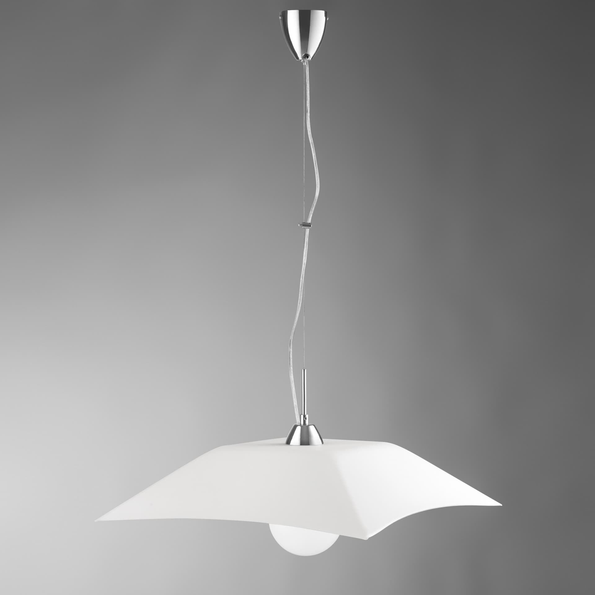 SOSPENSIONE OSIRIDE BIANCA 1XE27 50X50X120CM - 2