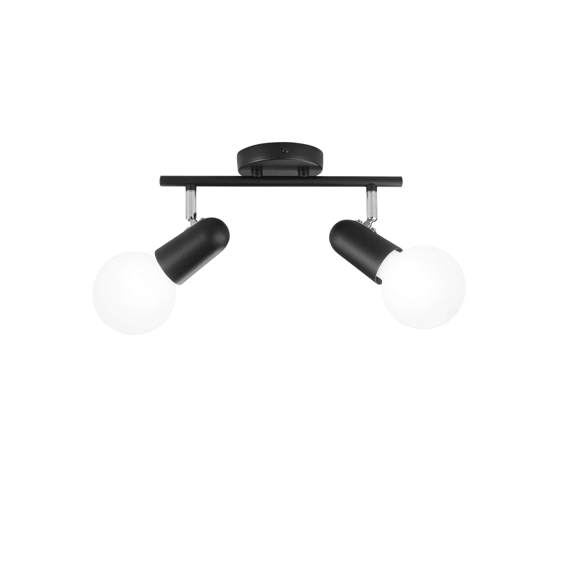 Applique Spot Orientabile Bianco o Nero 2XE27 - 3