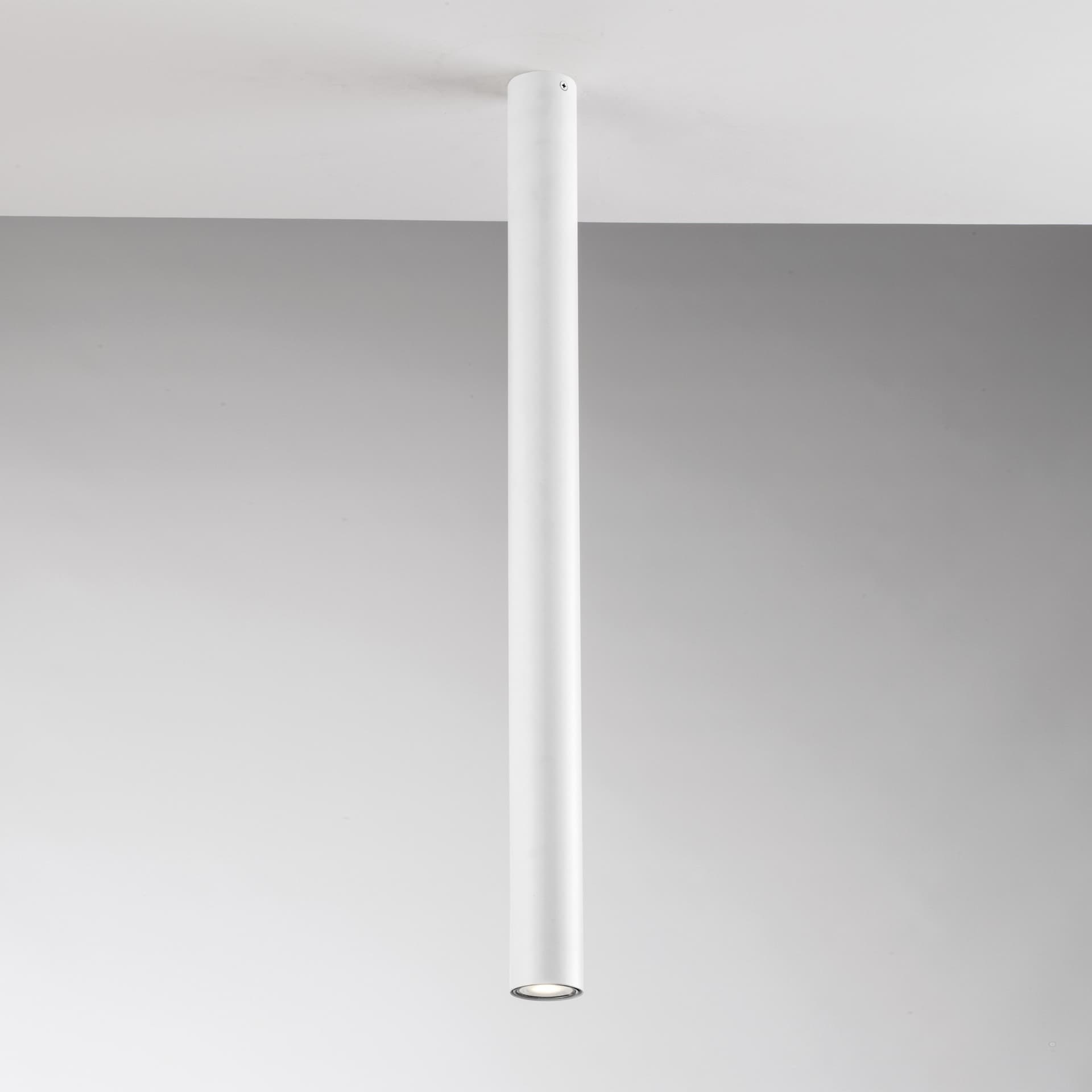 PLAFONIERA FLUKE TONDA BIANCA 1XGU10 5,5X5,5X75CM - 2
