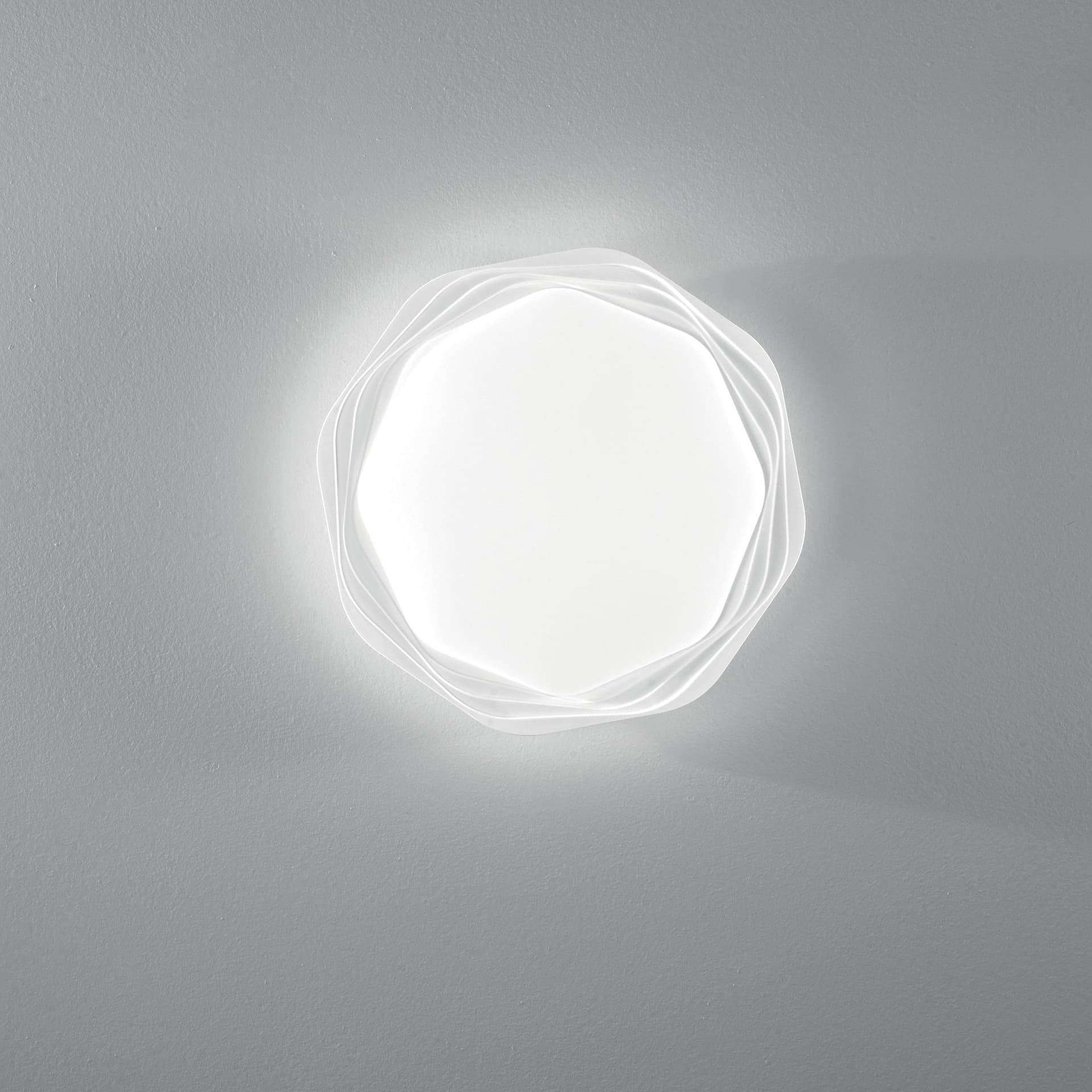 PLAFONIERA LED DAISY BIANCA 24W 2460LM CCT 42X42X8,5CM - 2