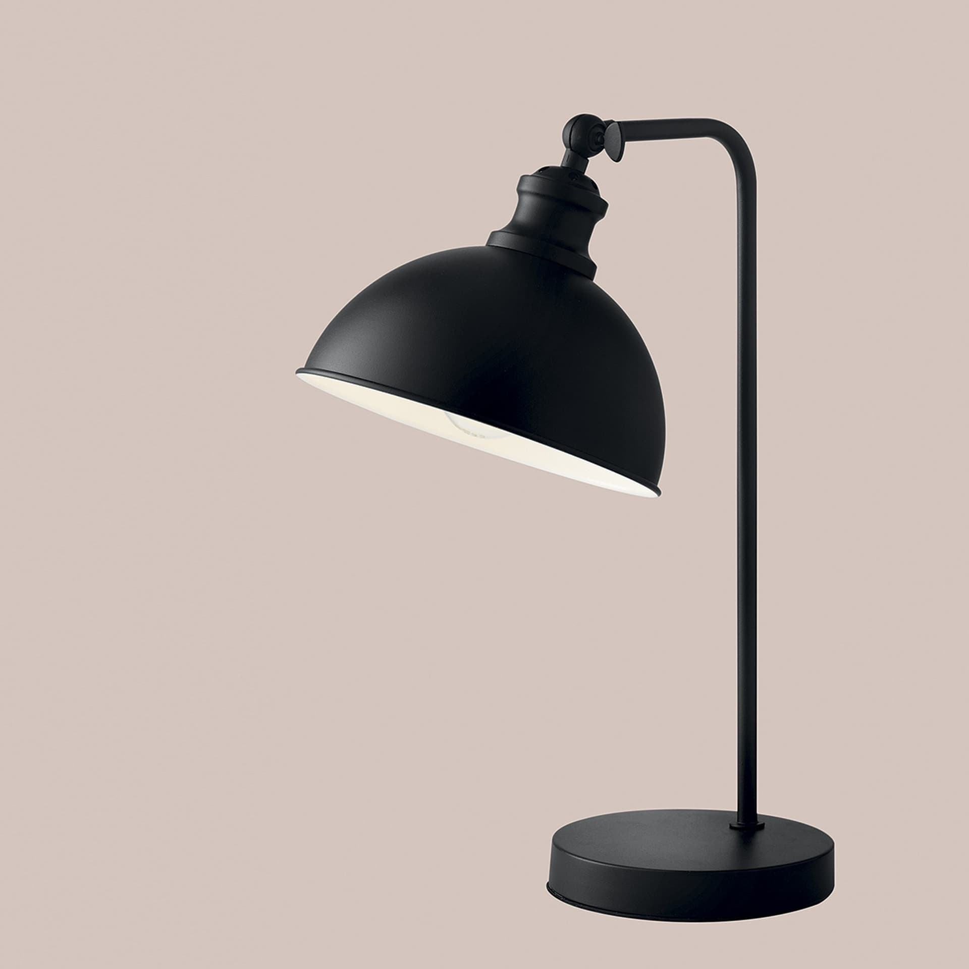LUME CHARLESTON NERO 1XE27 16X27X43CM - 2