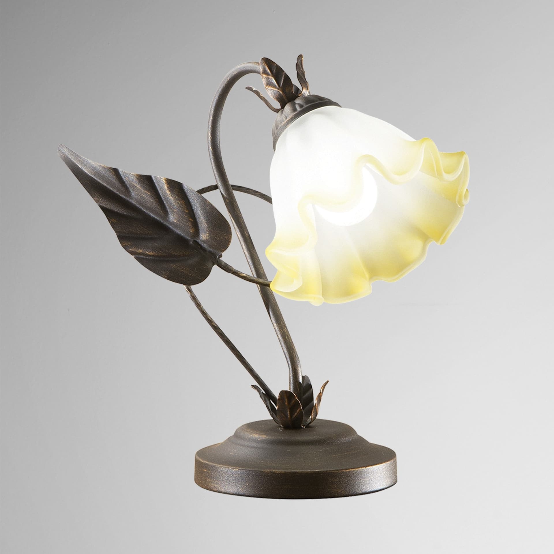 LUME TRISTANO MARRONE 1XE14 22X29CM - 2