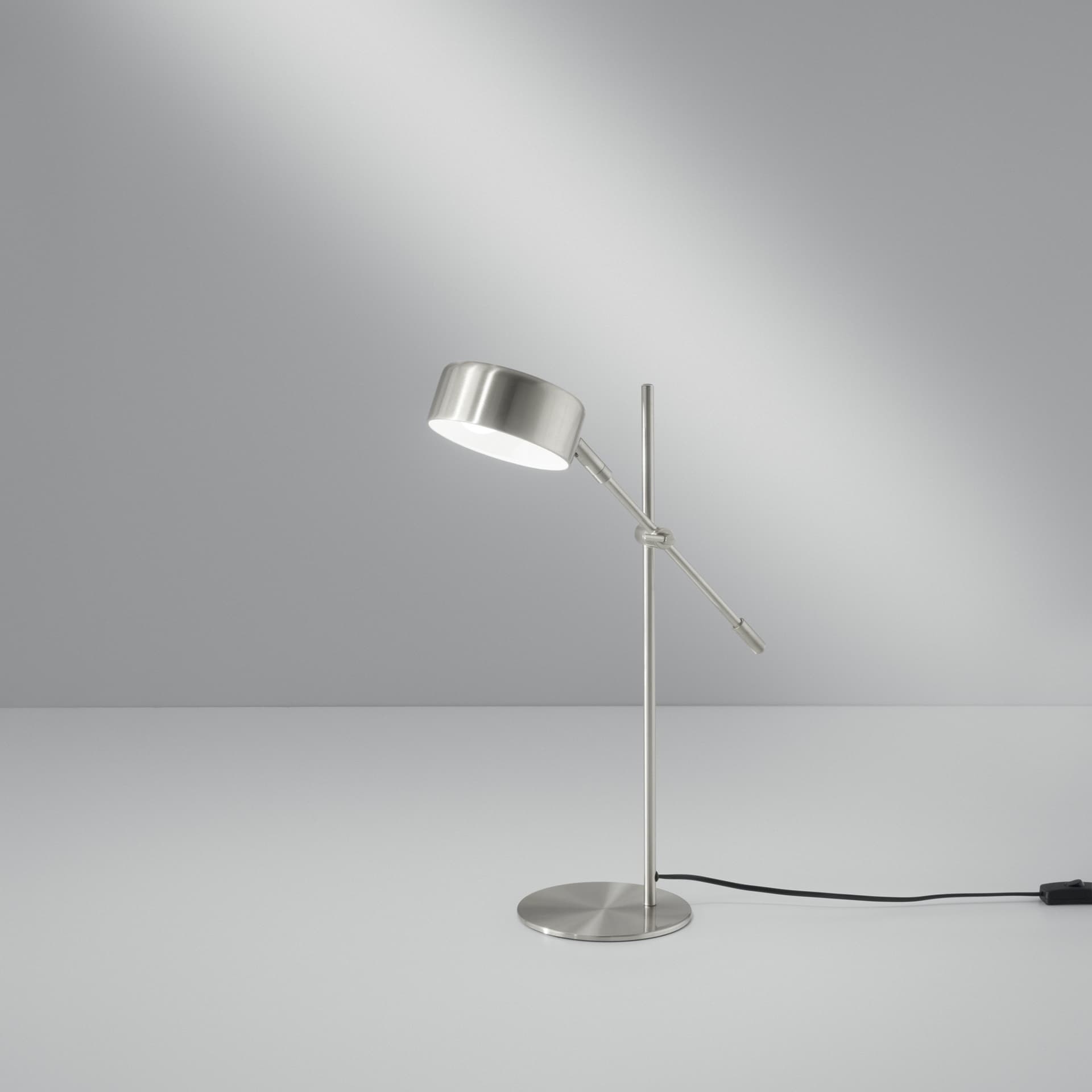 LAMPADA DA TAVOLO EIFFEL ORIENTABILE NICKEL 1XE14 42X16X59,5CM - 2