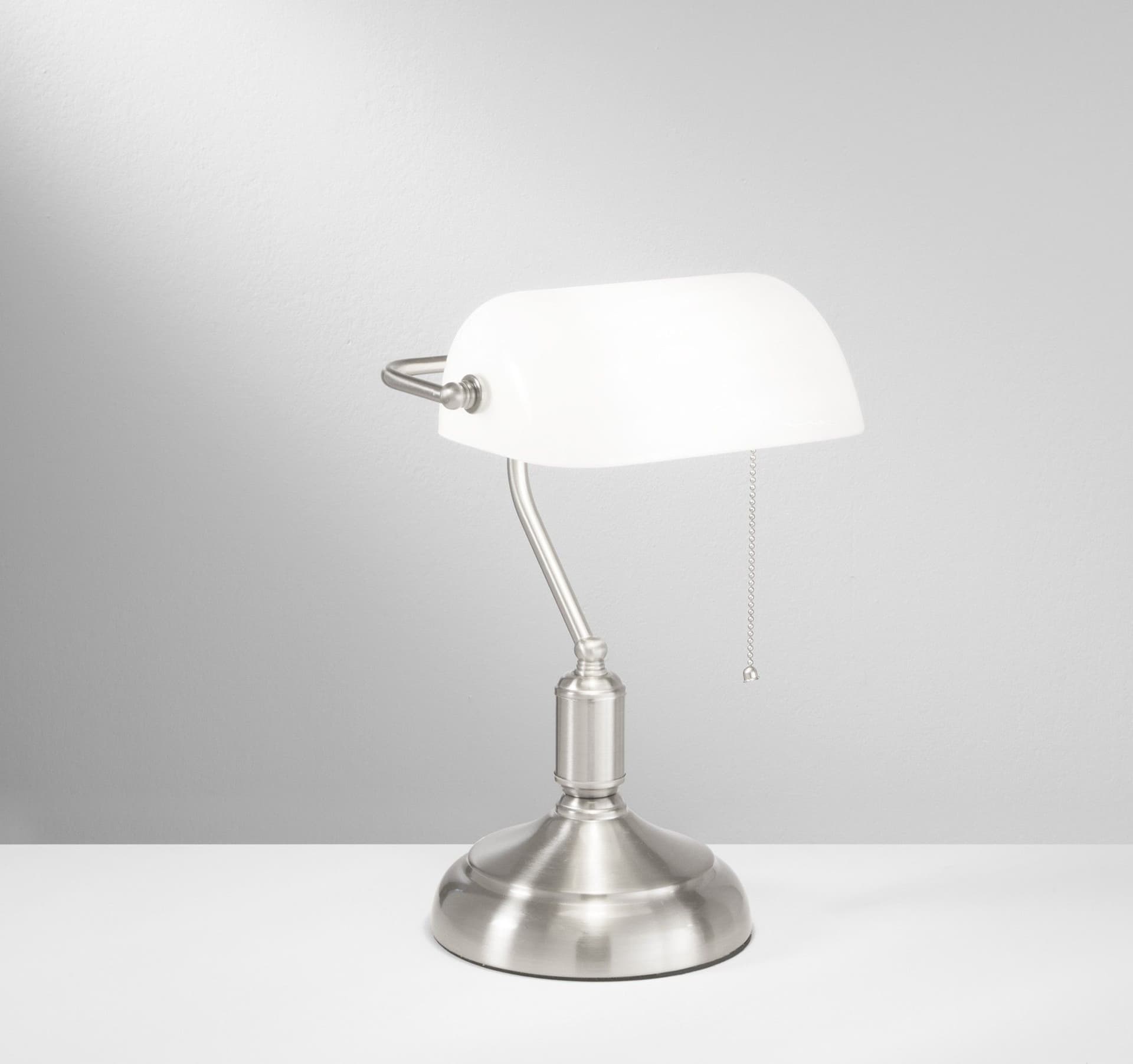 LAMPADA DA TAVOLO MARSHALL BIANCOLATTE 1XE27 26X18X40CM - 2